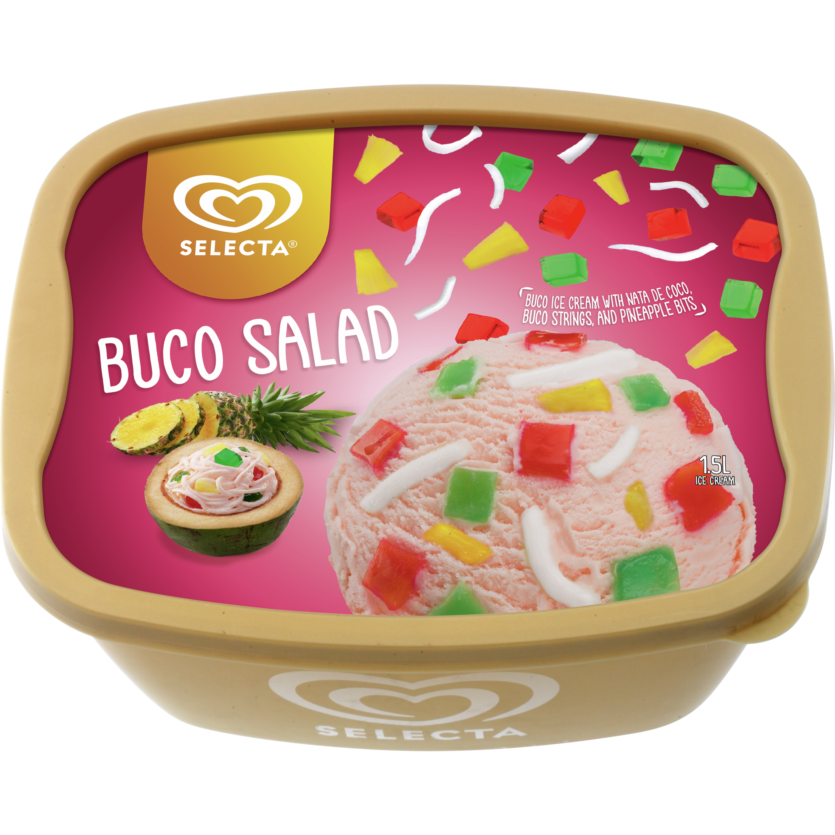 Selecta Supreme Buco Salad Ice Cream