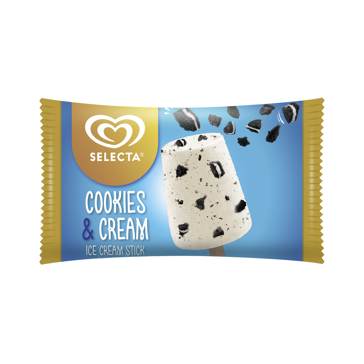 Selecta Cookies And Cream Your Irresistible Ice Cream Stick Treat