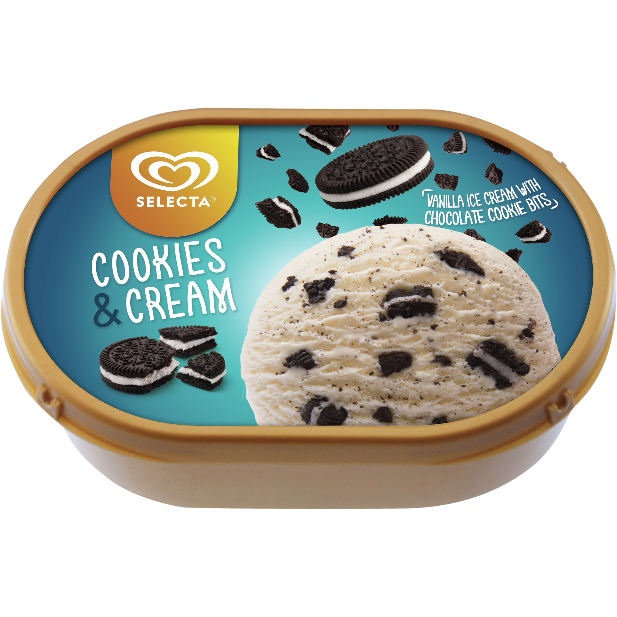 Selecta Cookies & Cream Ice Cream 750Ml