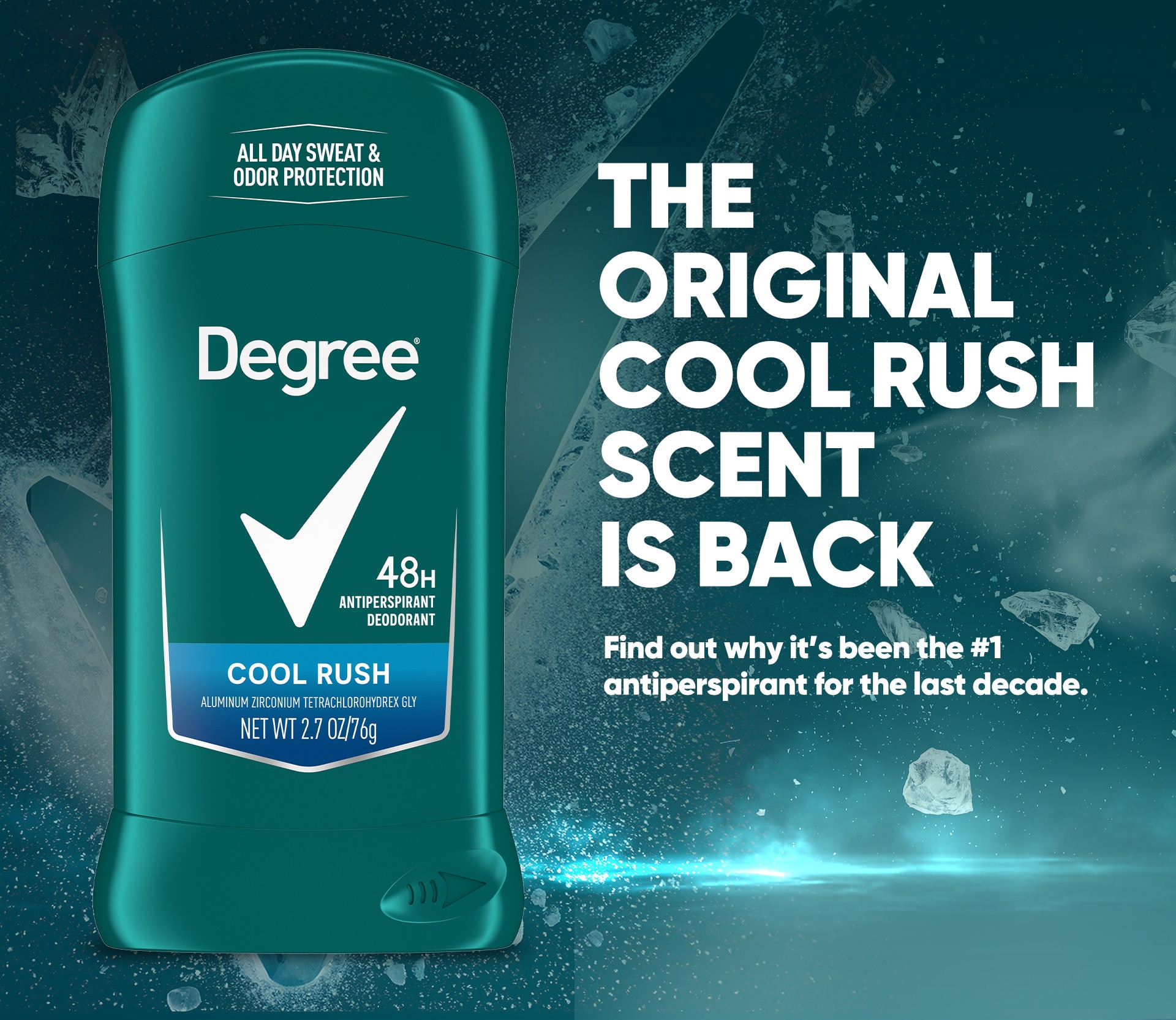 Cool Rush Antiperspirant deodorant