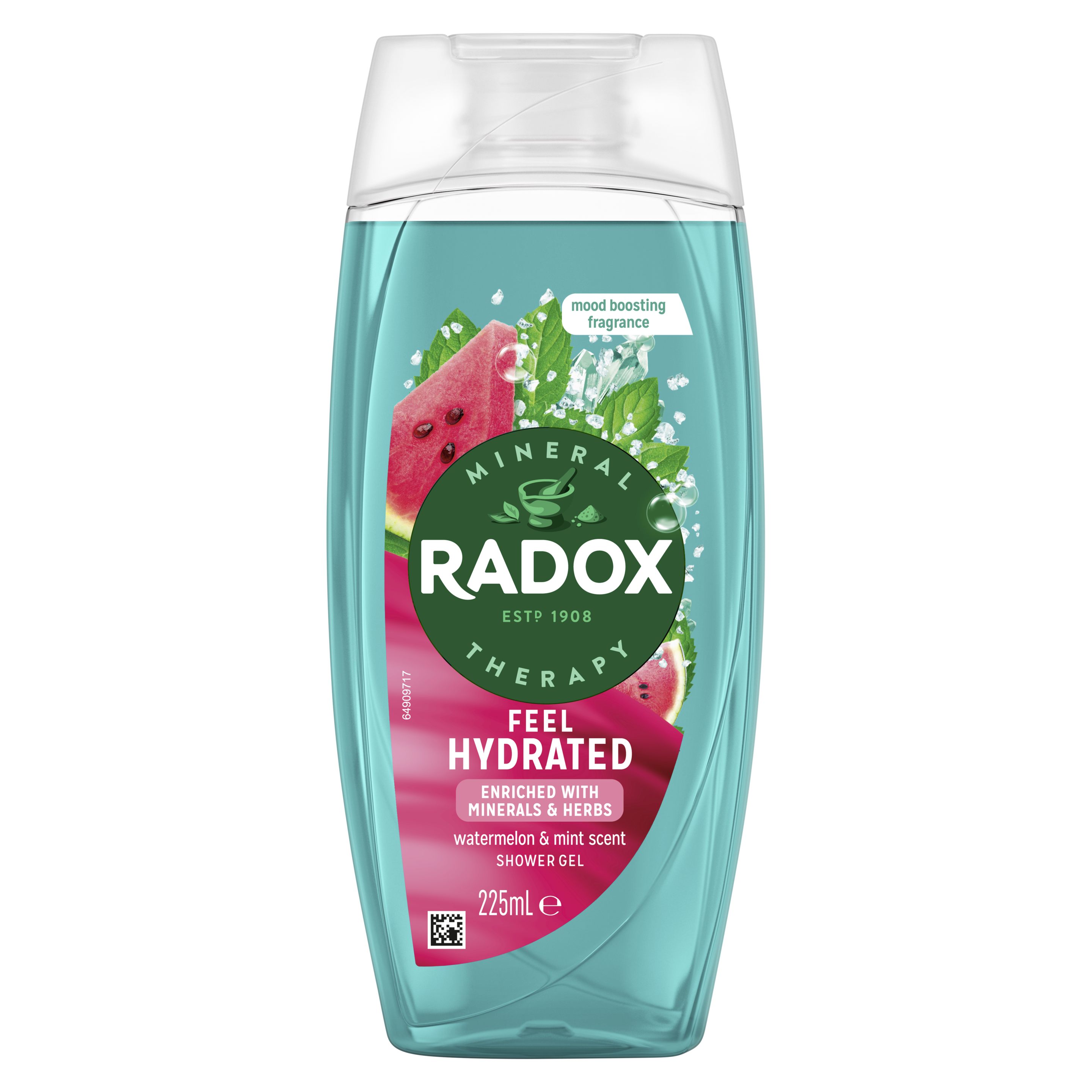 Radox Feel Hydrated shower gel 225ml
