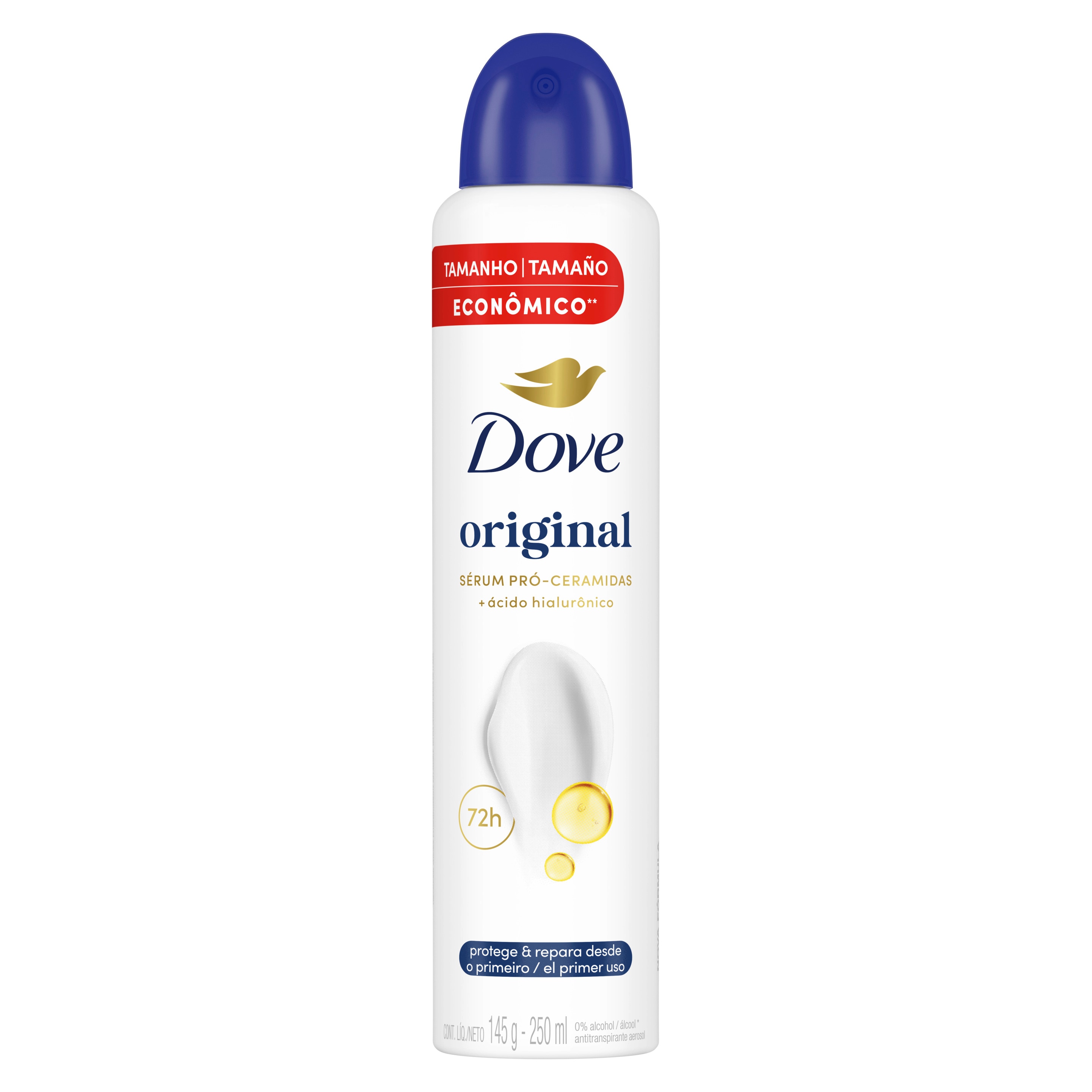 Desodorante antitranspirante en aerosol Dove Original 250ml