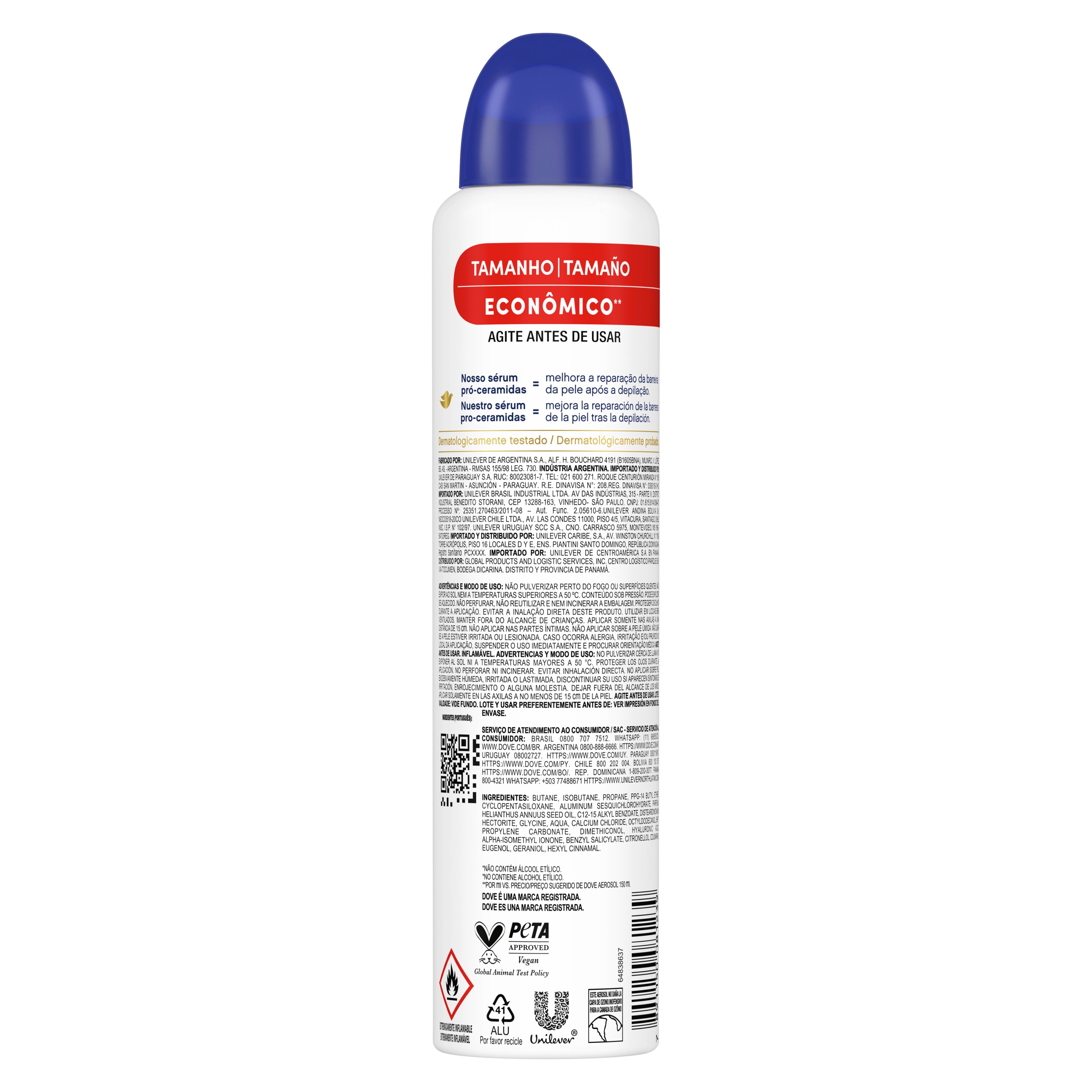 Antitranspirante en Aerosol Dove Original