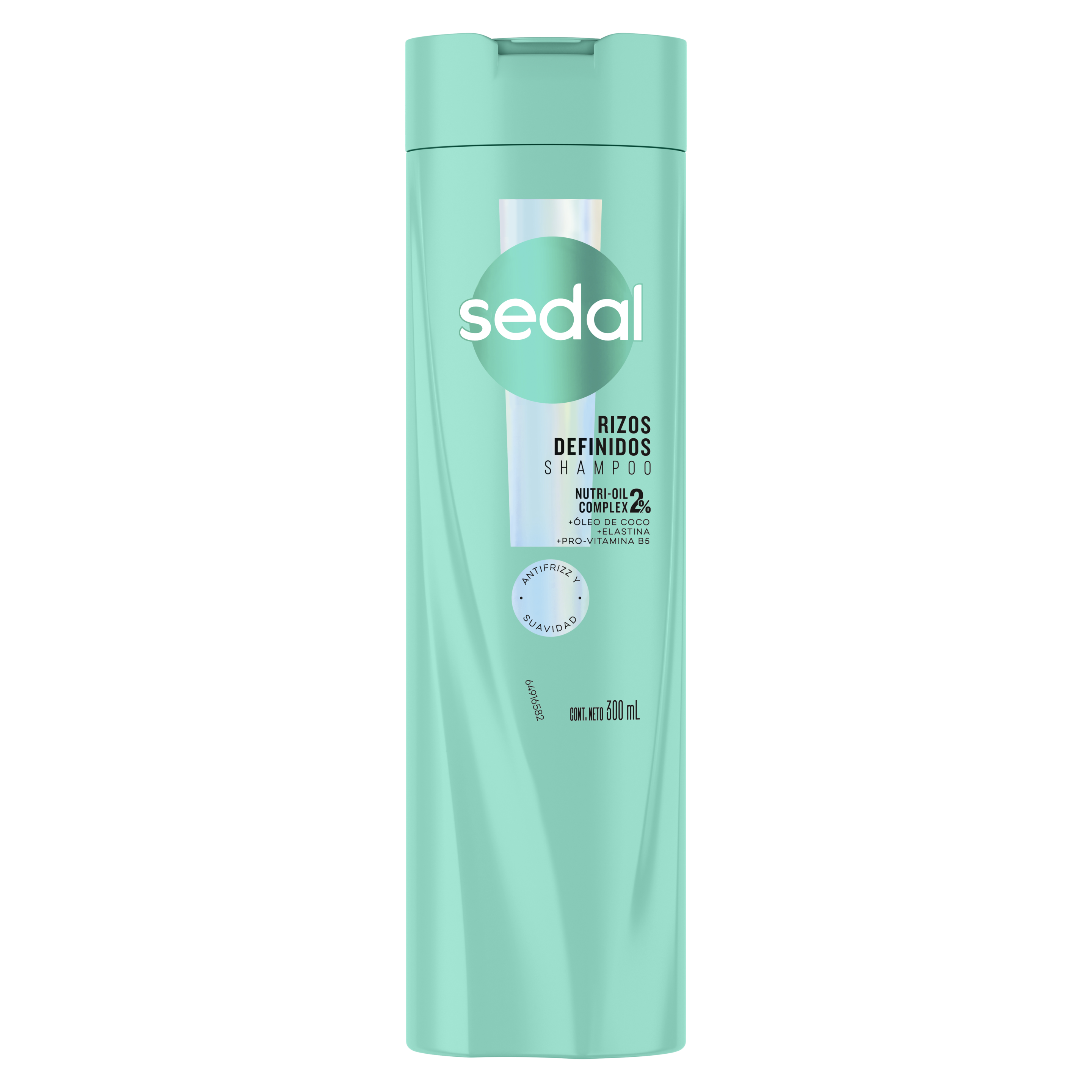 Imagen al frente del paquete Shampoo Sedal Rizos Definidos 300 ml