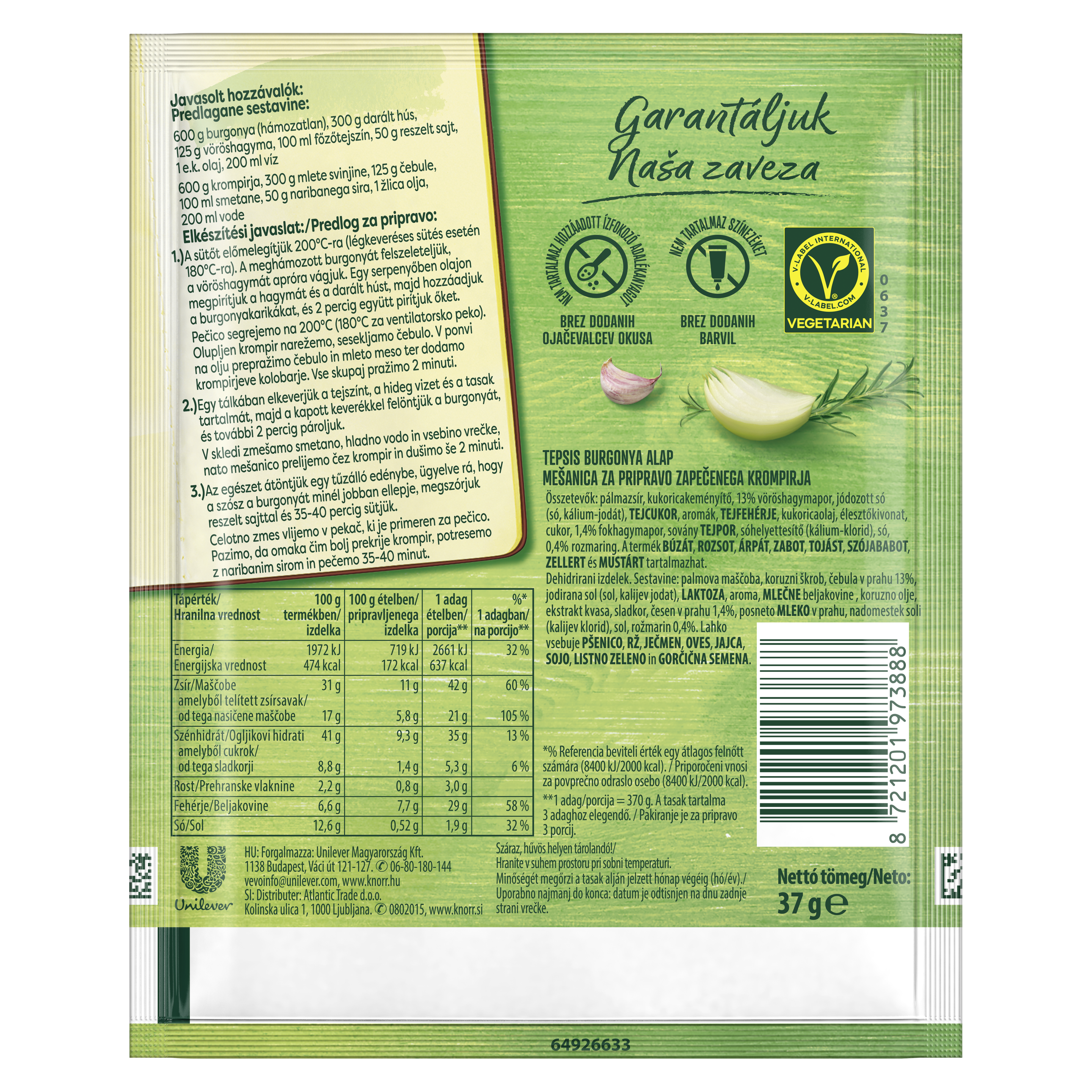 Tepsimix Tepsis burgonya