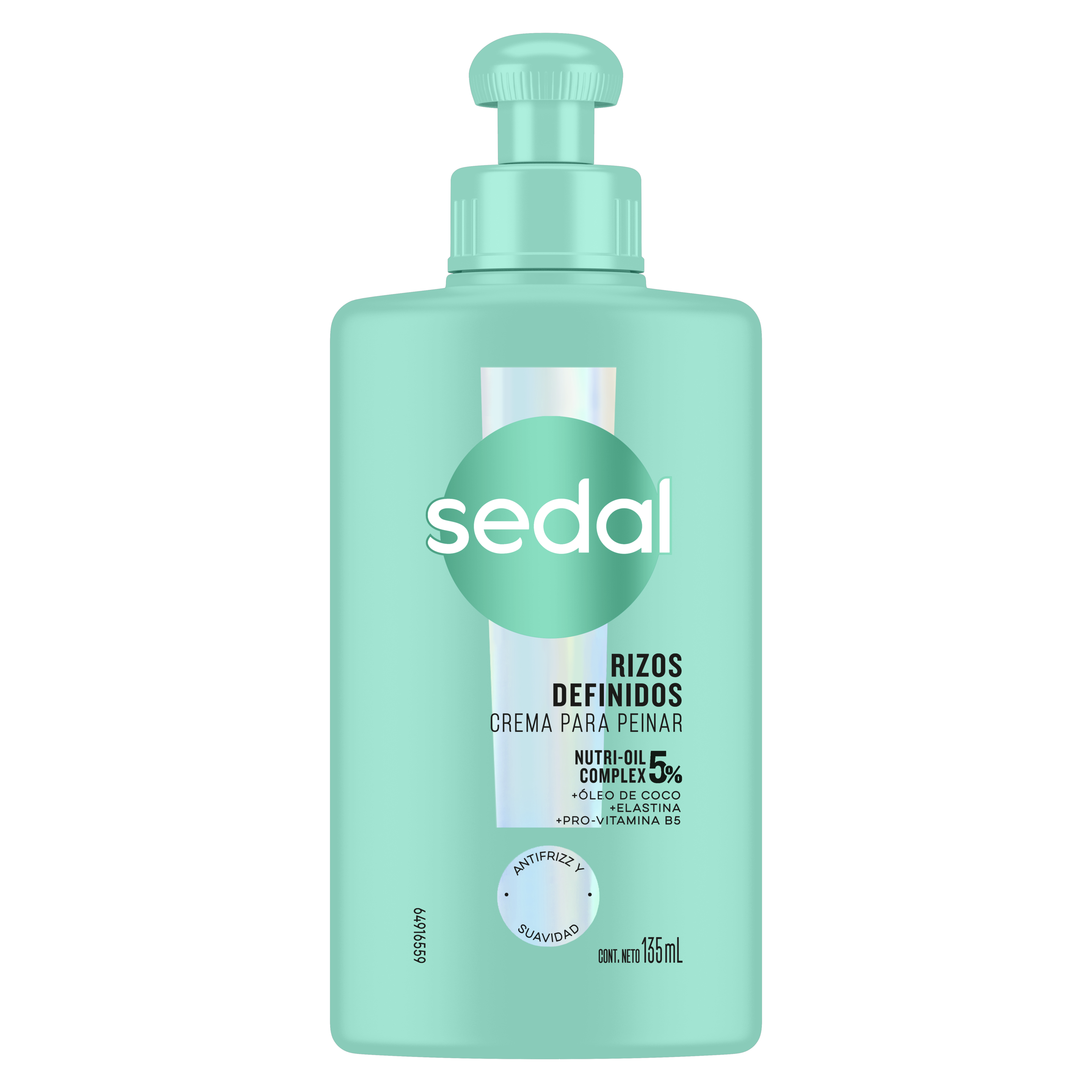 Imagen al frente del paquete Crema para Peinar Sedal Rizos Definidos  135 ml