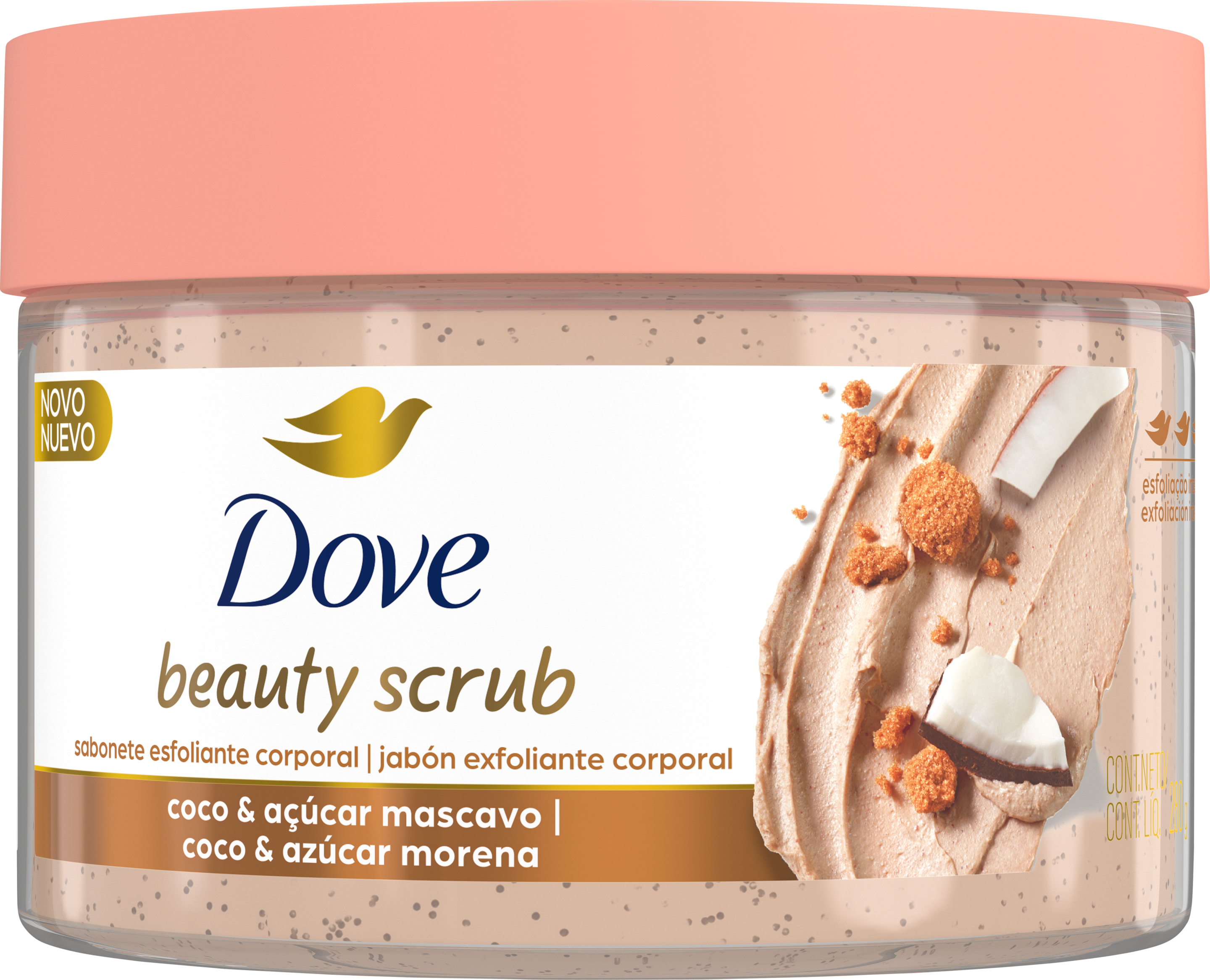 Dove Beauty Scrub Coco e Açúcar Mascavo
