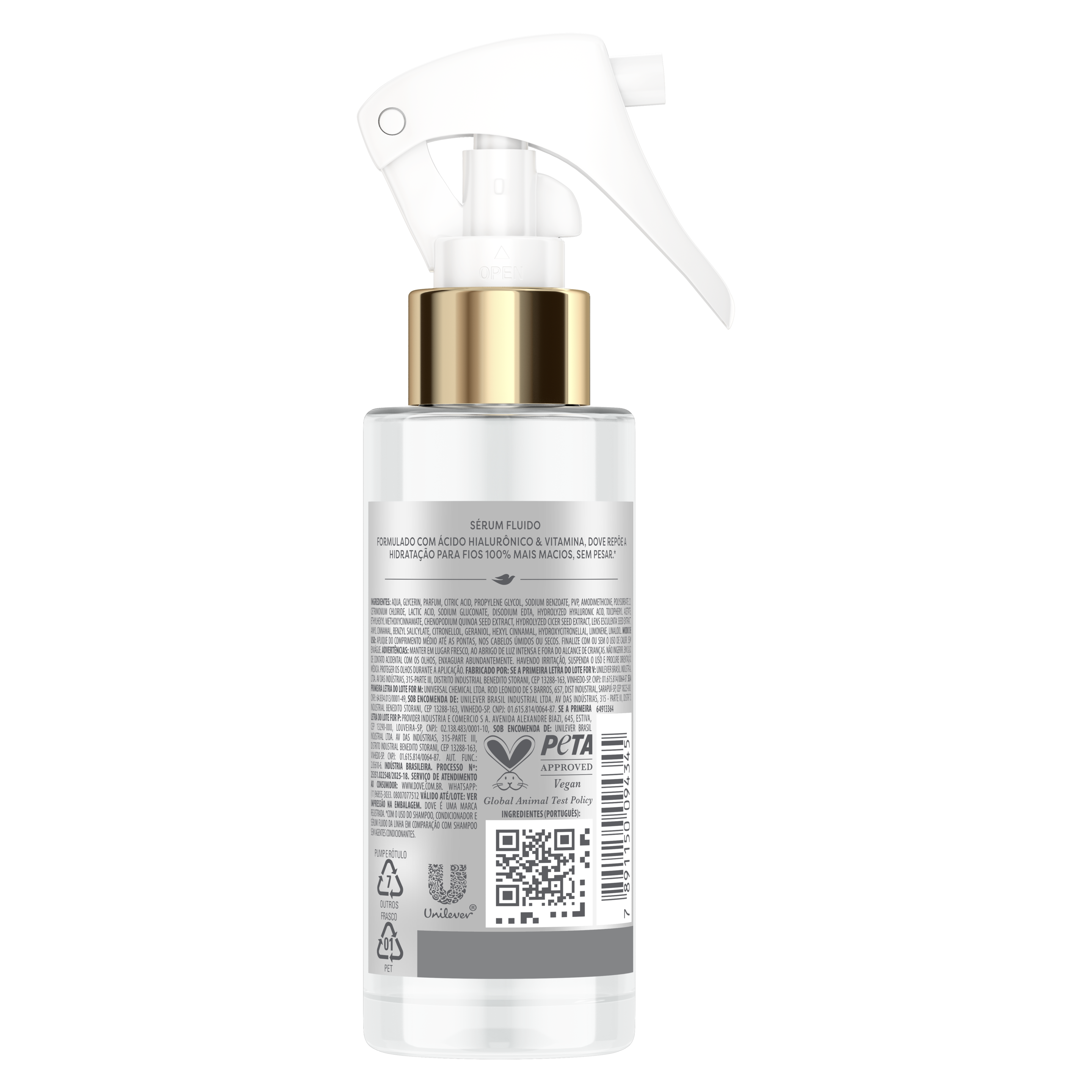 Dove Sérum Fluido Hidratação + Hialuron-VIT 110ml