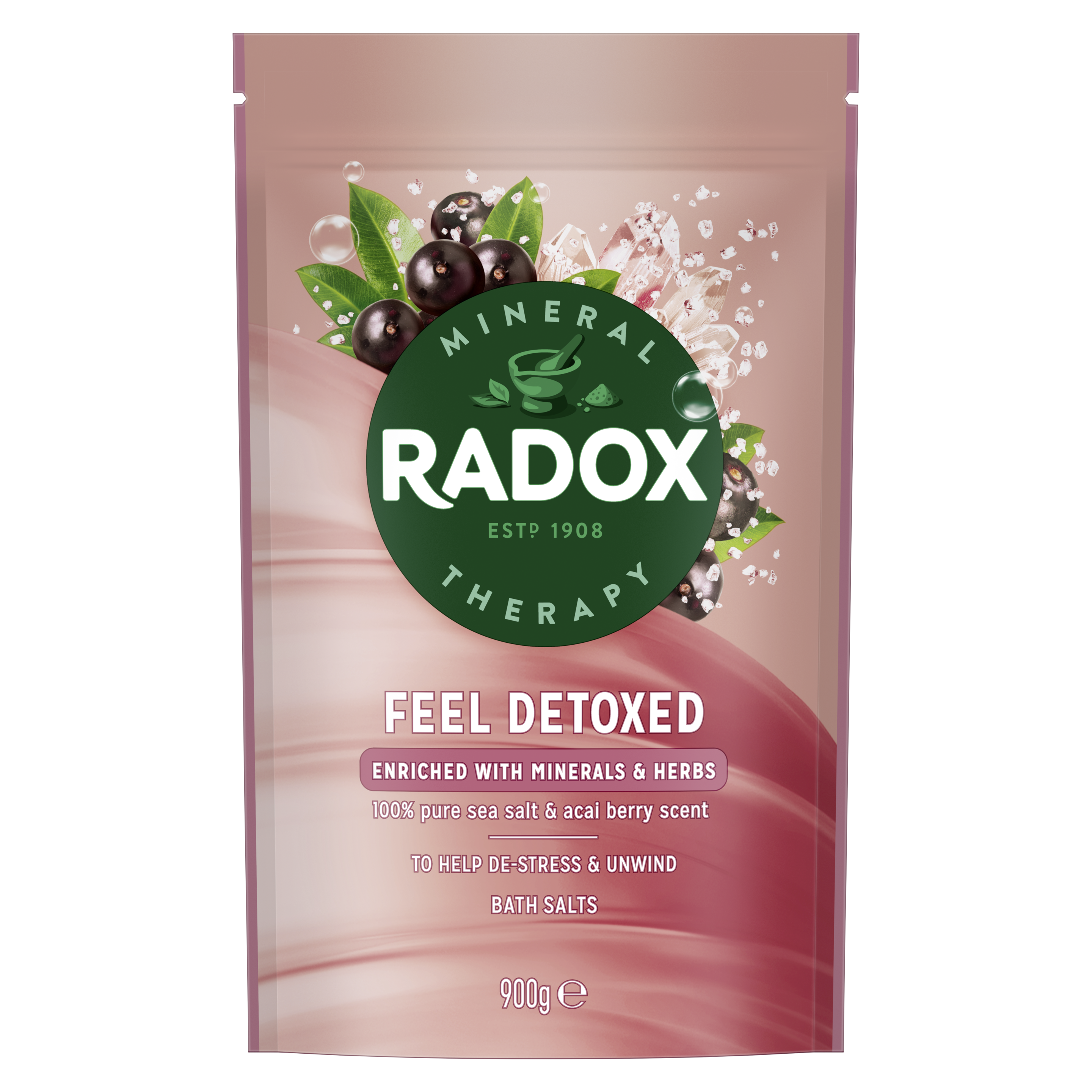 Radox Detoxed Bath Salts 900g