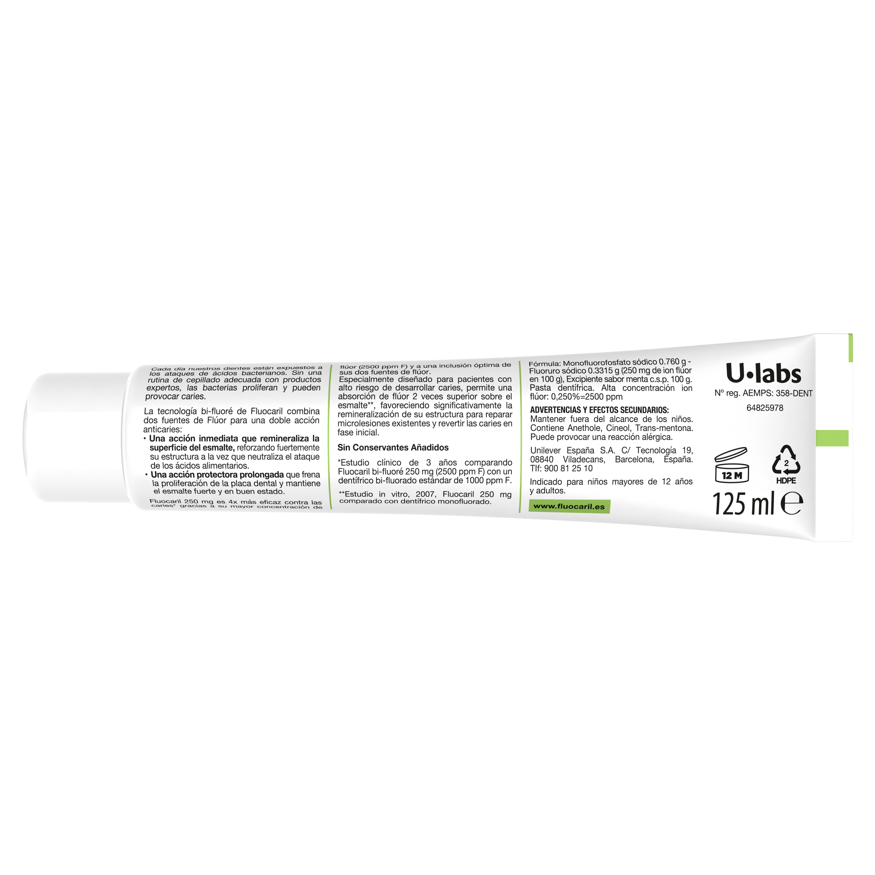 Dentífrico Fluocaril Bi-Fluoré 250 mg
