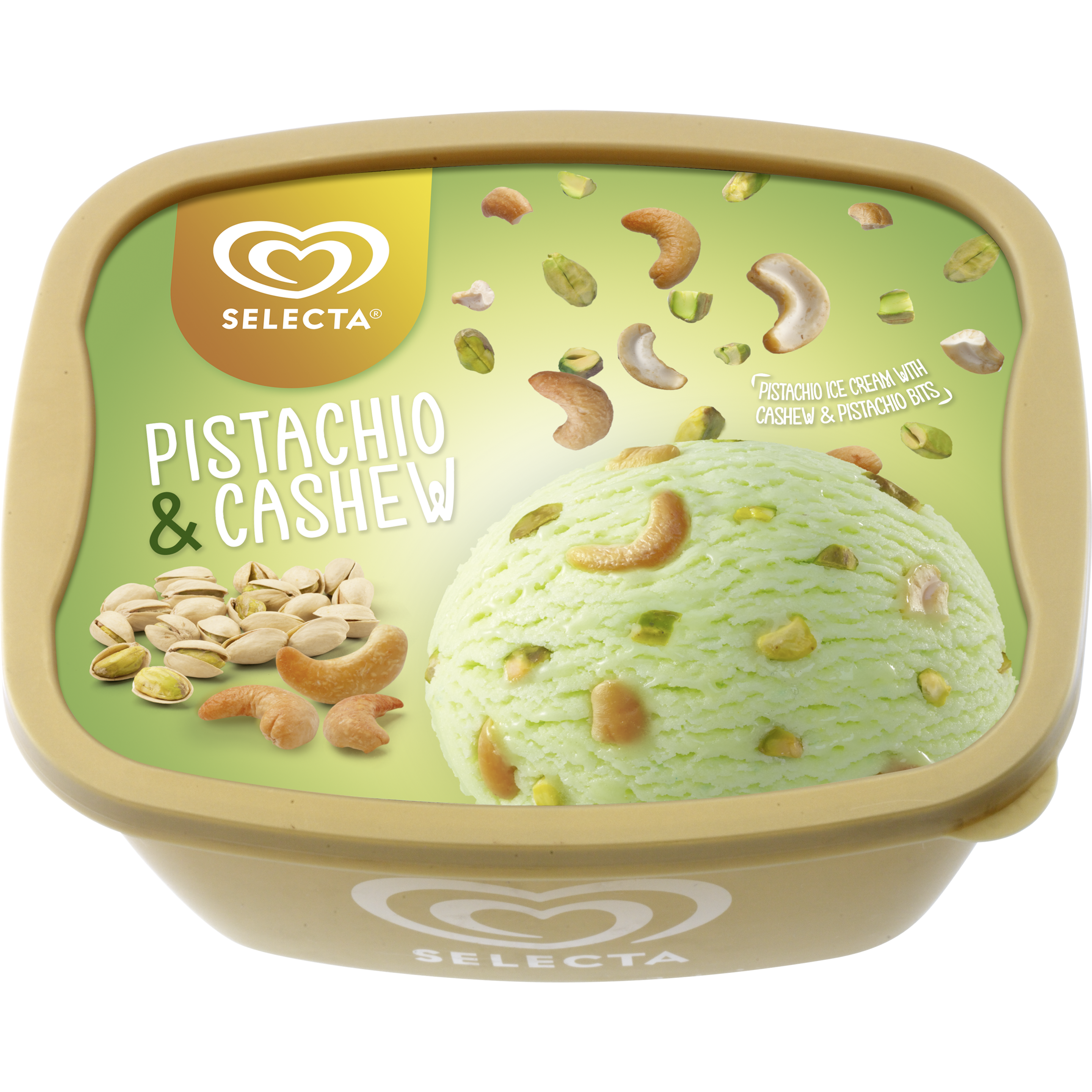 Selecta Pistachio & Cashew Ice Cream 1