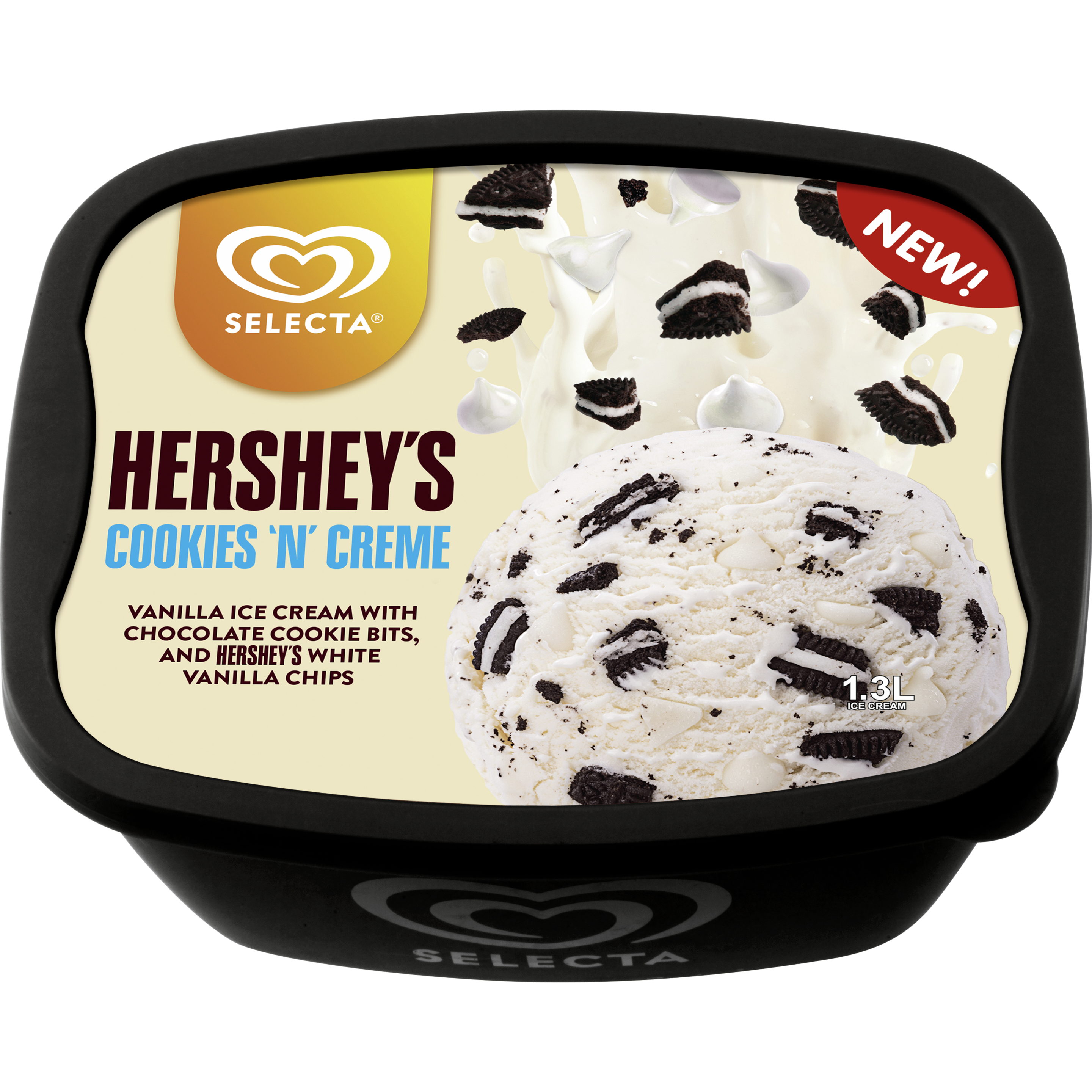 Selecta HERSHEY’S Cookies ‘N’ Cream Ice Cream