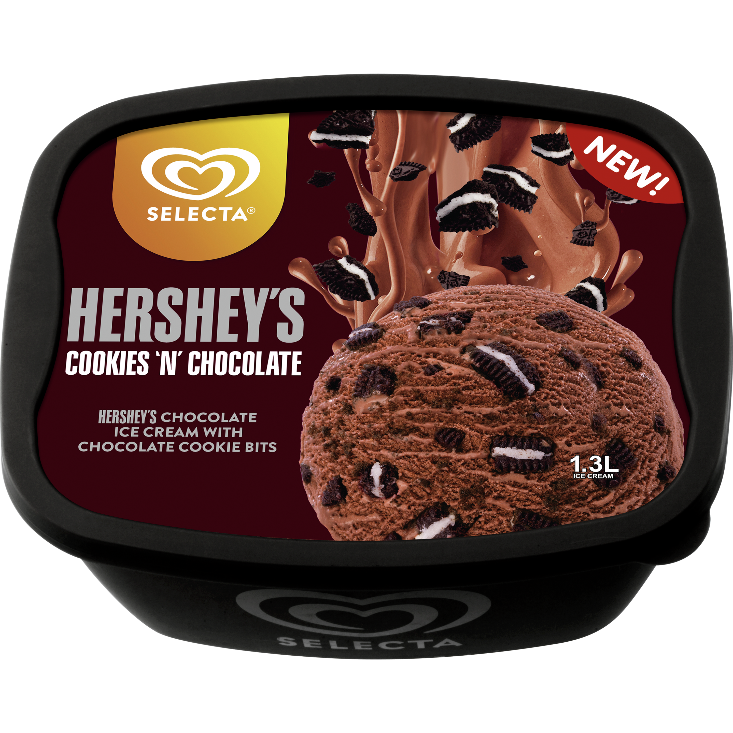 Selecta Hershey'S Cookies 'N' Chocolate Ice Cream 1