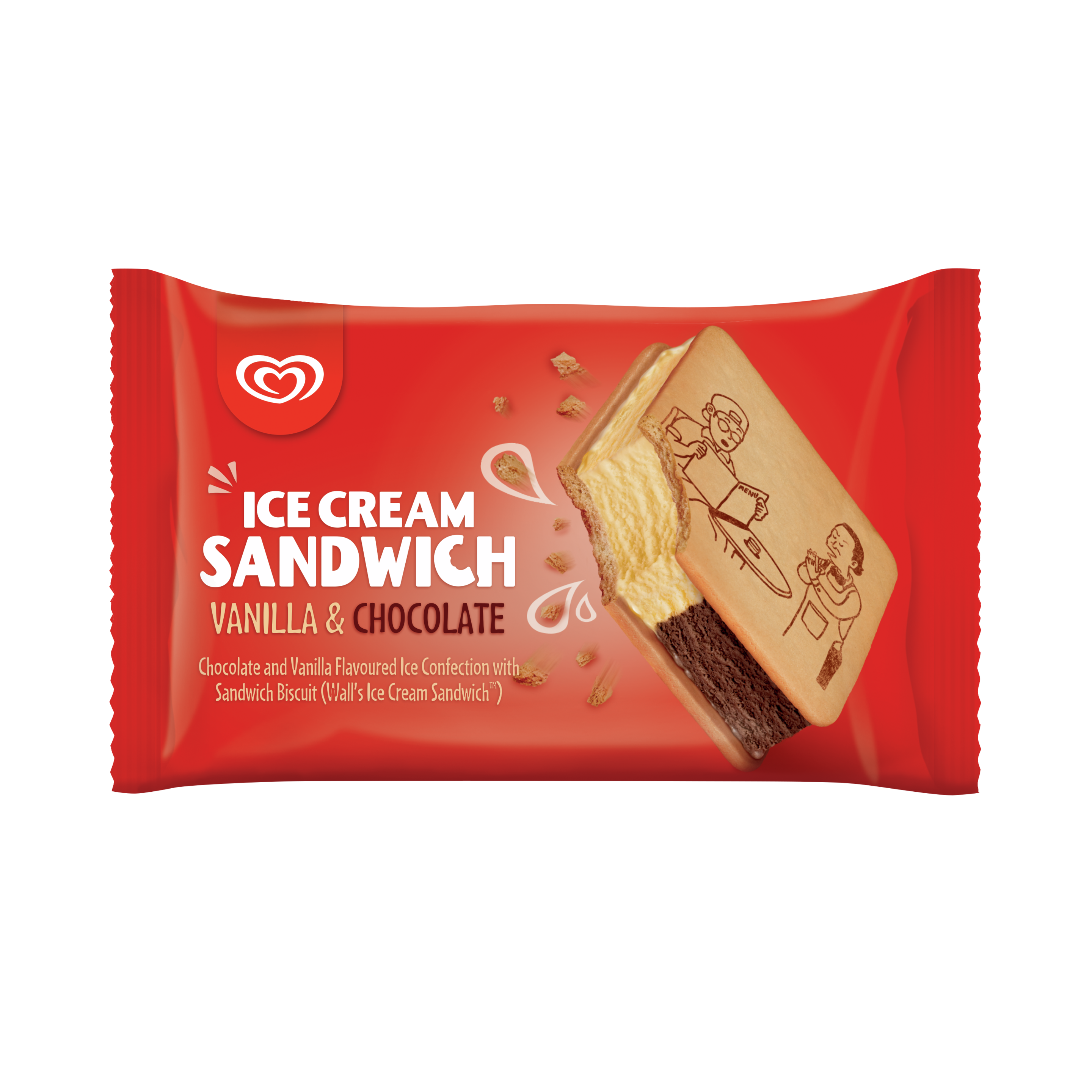 Selecta Vanilla And Chocolate Ice Cream Sandwich