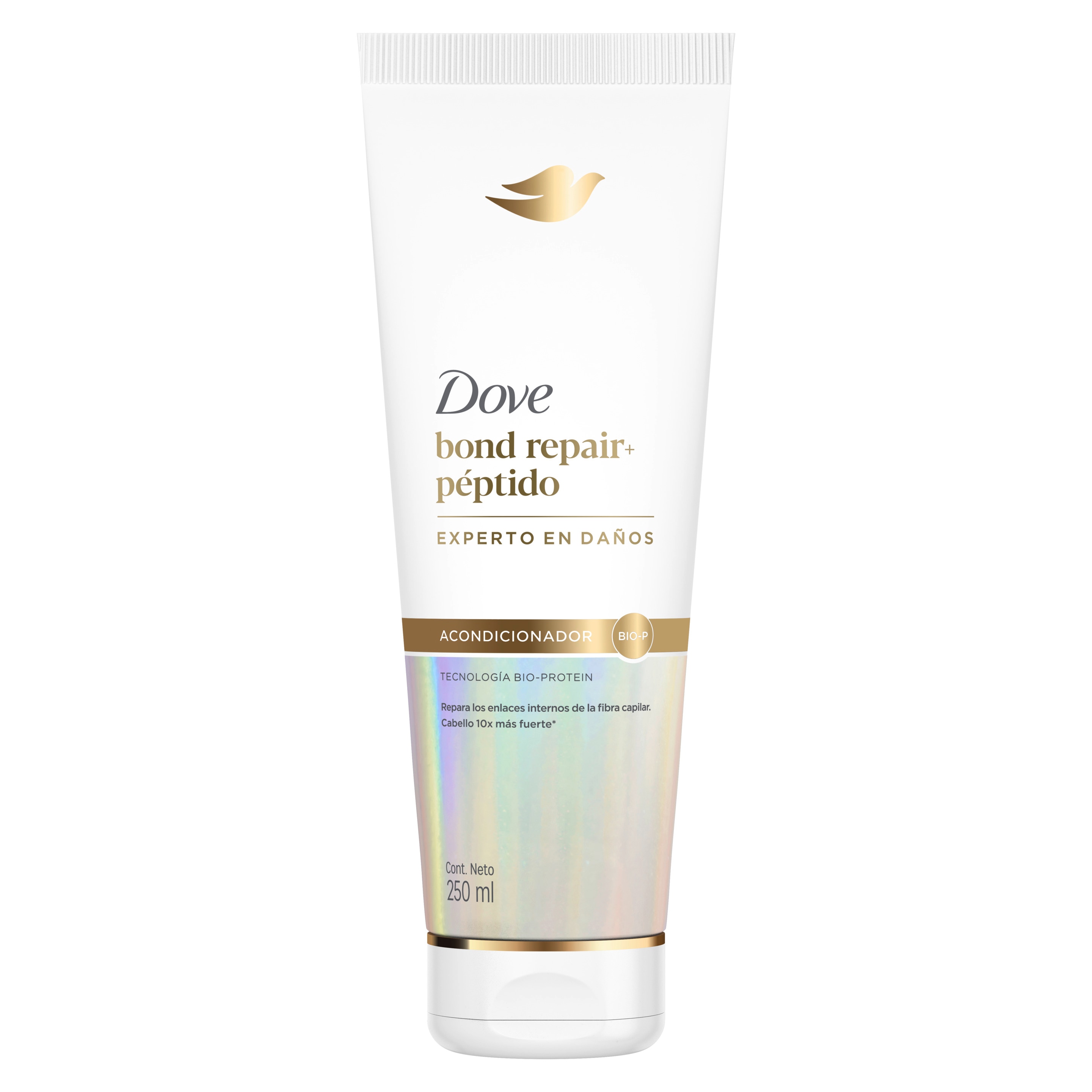 Producto shampoo Dove bond intense repair que cuida tu pelo y le da brillo. packshot