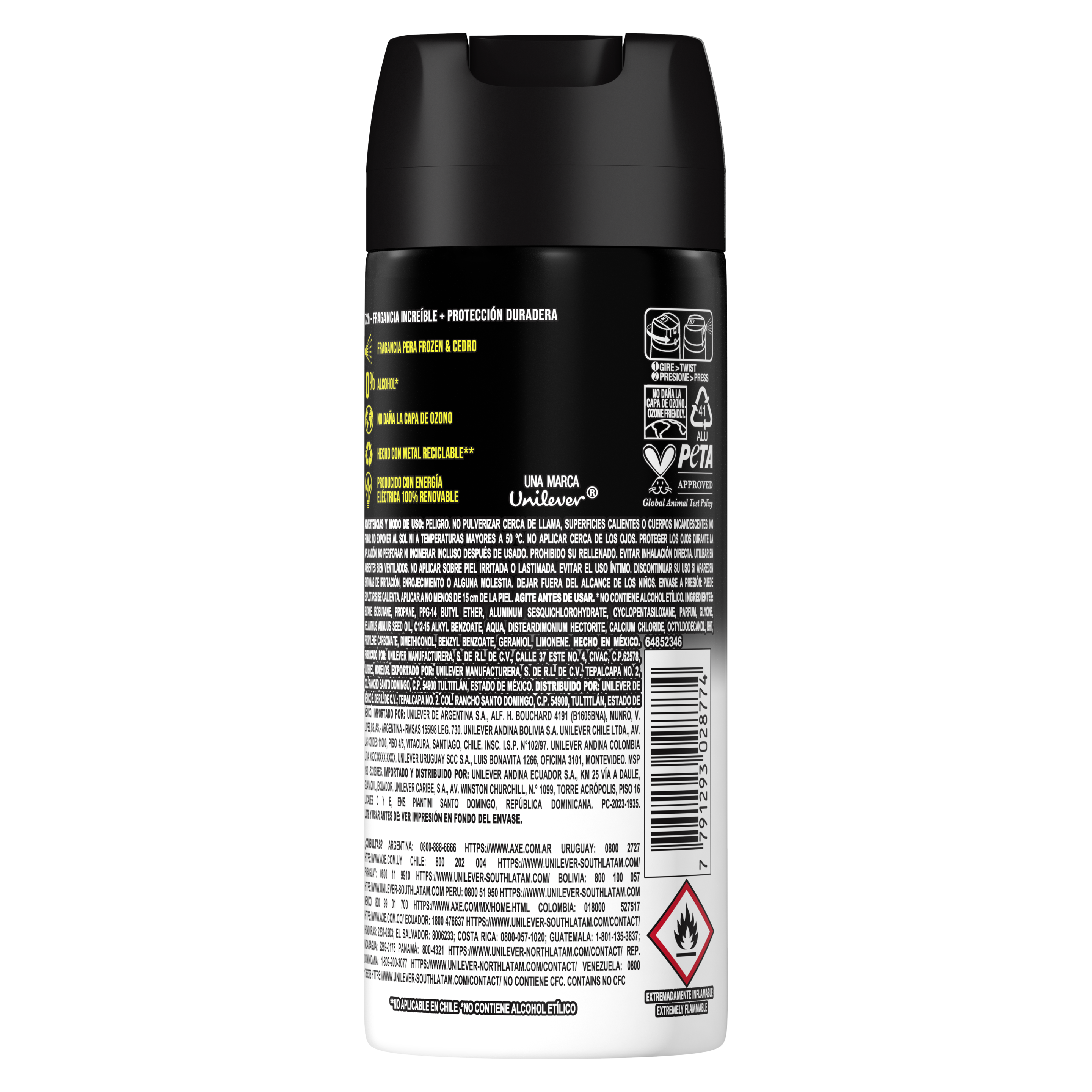 ANTITRANSPIRANTE EN AEROSOL BLACK 152 ml