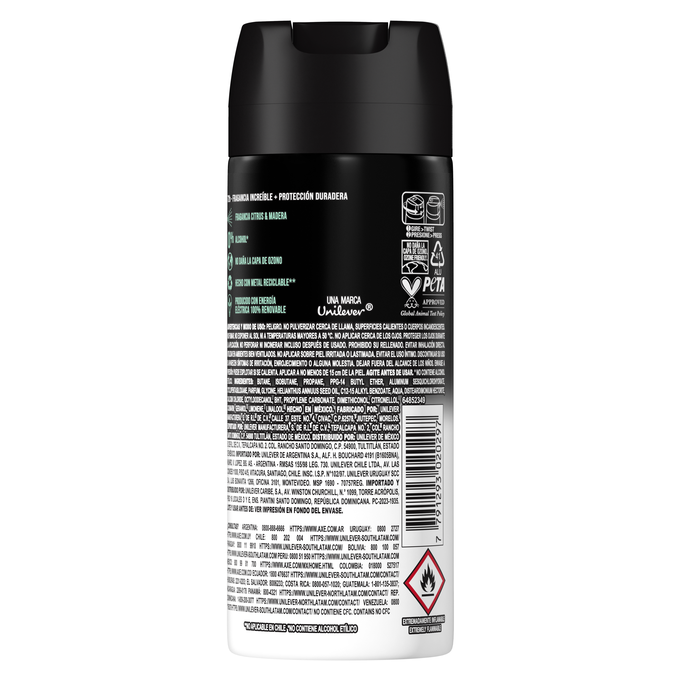 AXE Apollo Antitranspirante en Aerosol 72hrs  | AXE México