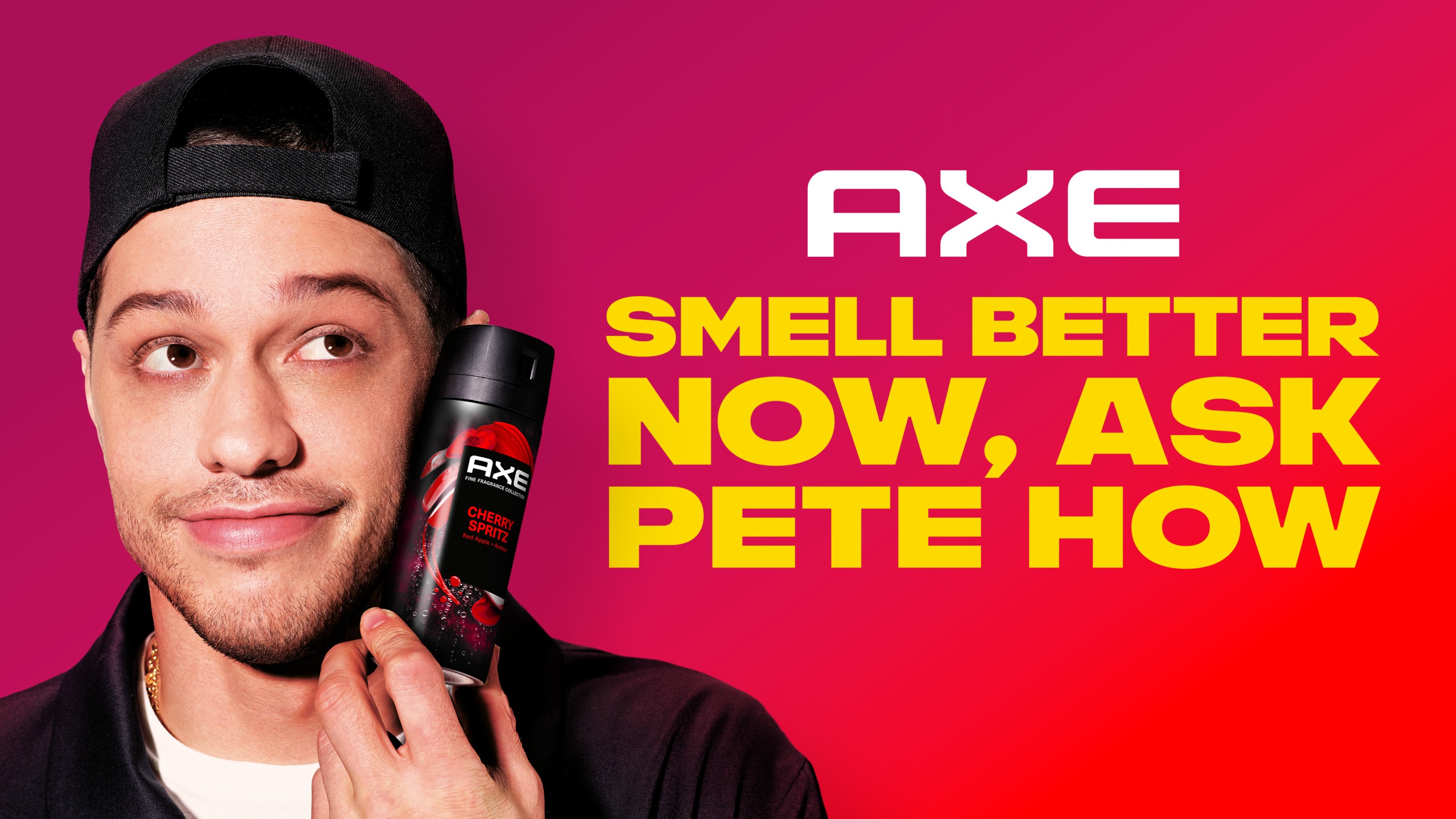 Axe Pete Davidson home page banner