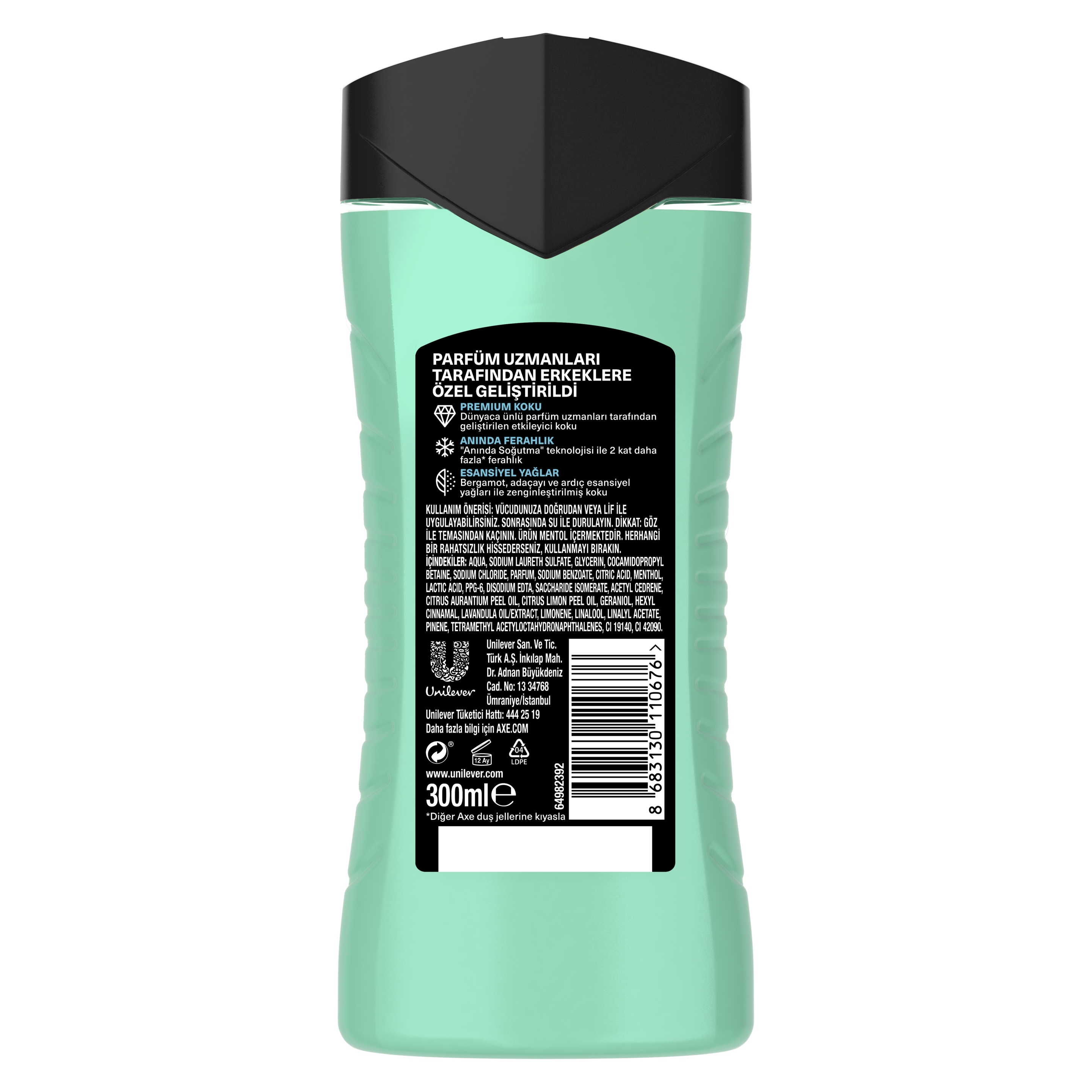 Axe Premium Collection Duş Jeli Aqua Bergamot 300 ML