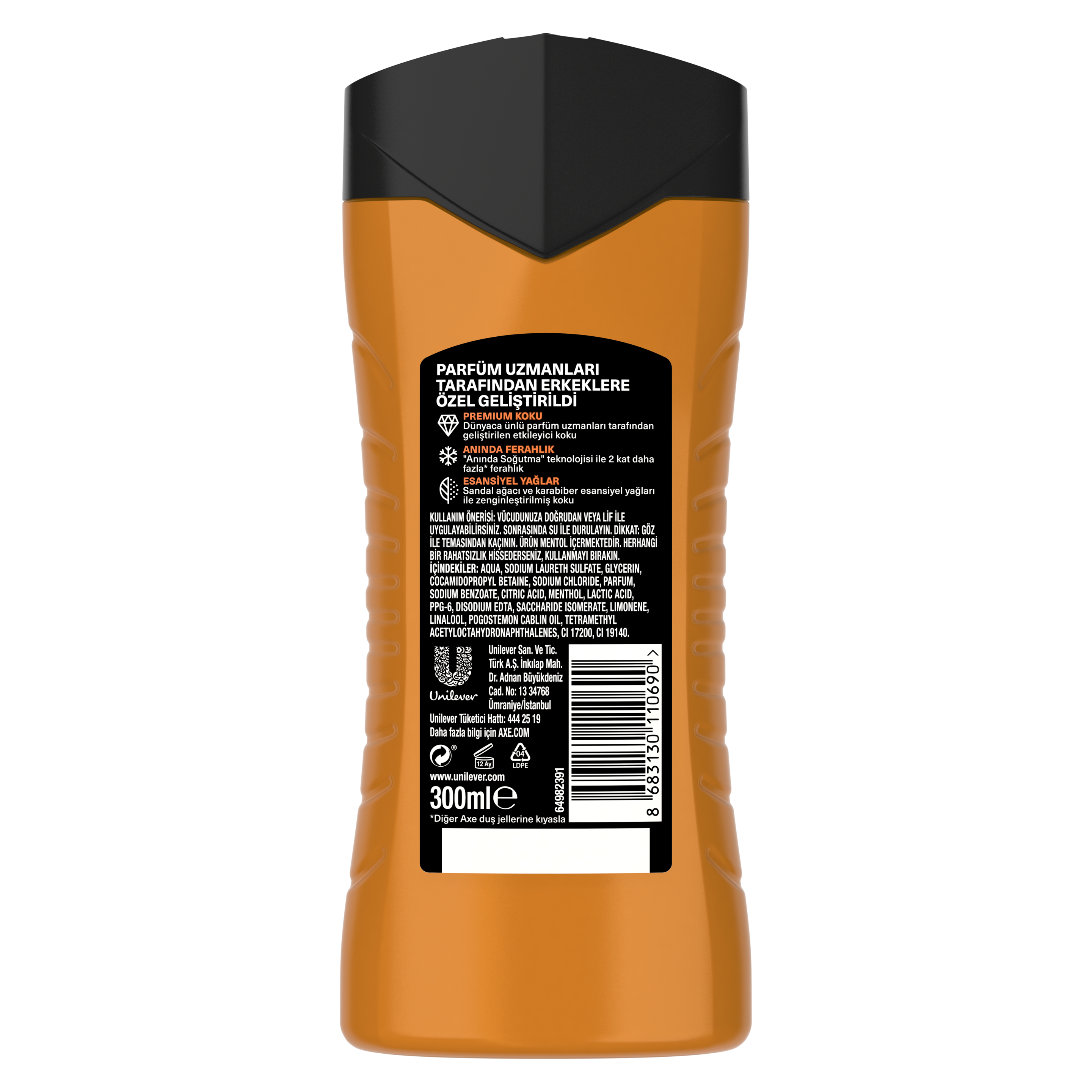 Axe Premium Collection Duş Jeli Copper Santal 300 ML