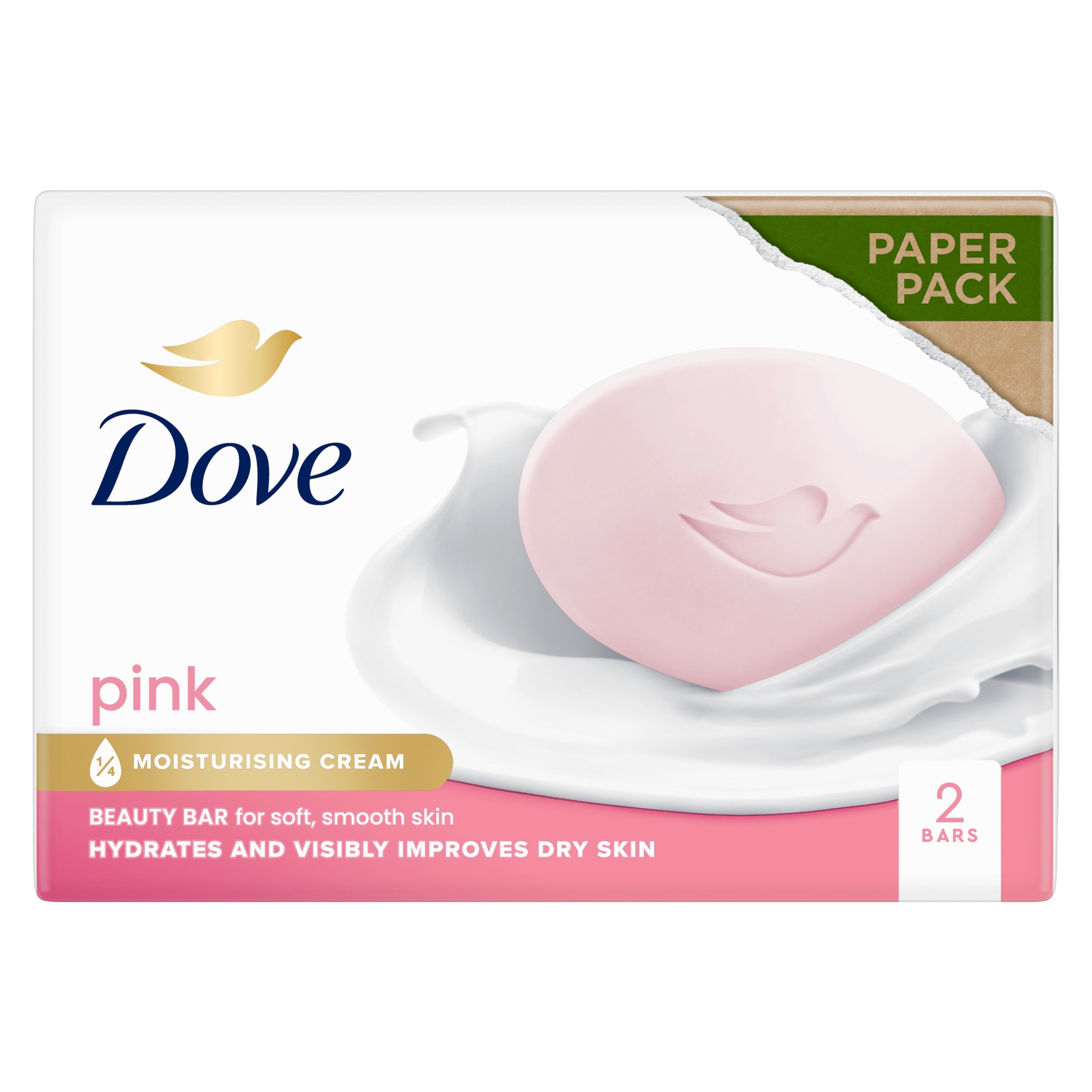 Beauty Cream Bar Pink 2x90g
