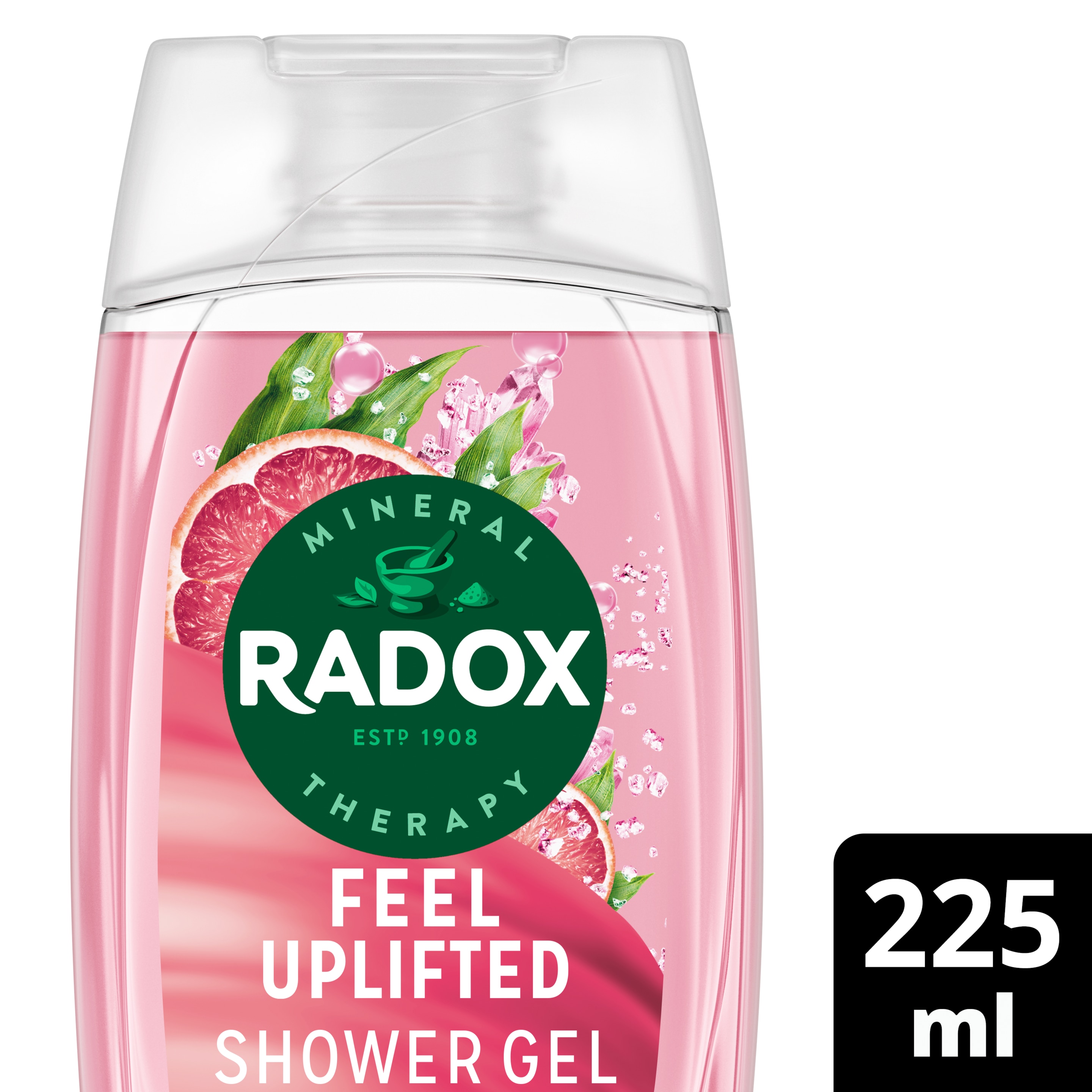 Radox Feel Uplifted Shower Gel 225ml with Grapefruit & Ginger