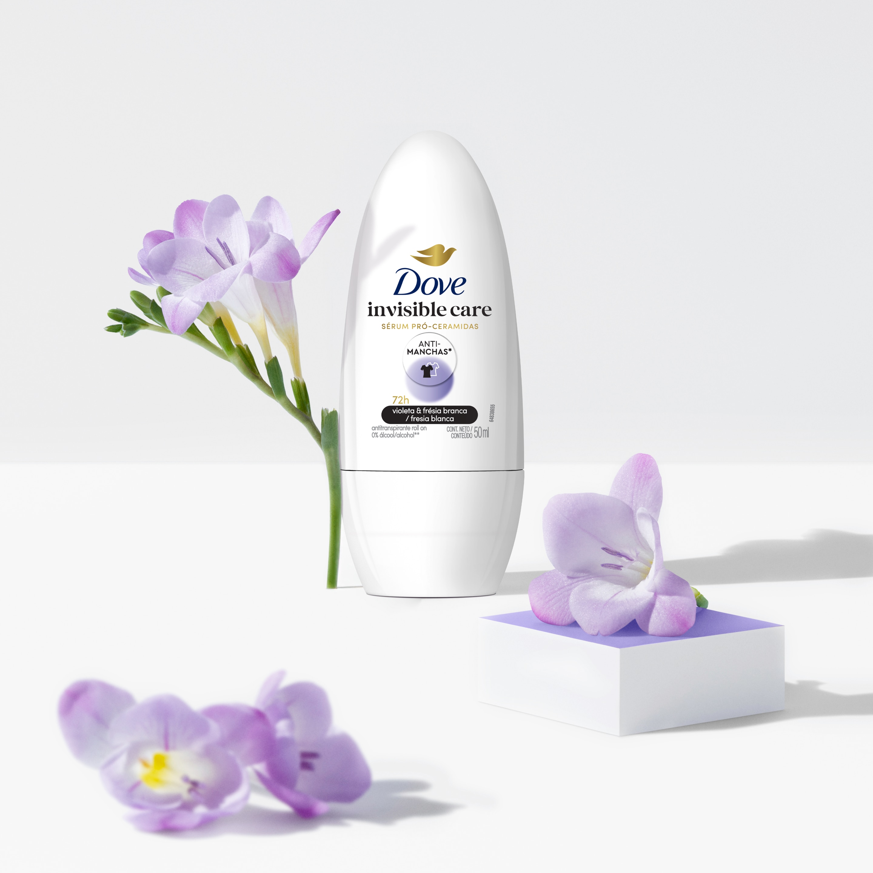 Antitranspirante  DOVE  Invisible Care Roll-on 50 ml packshot