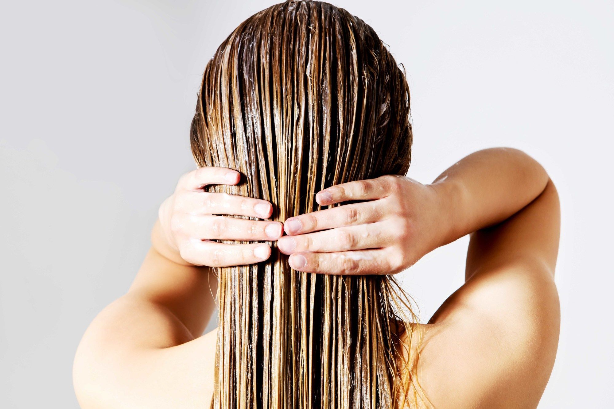 woman with wet hair