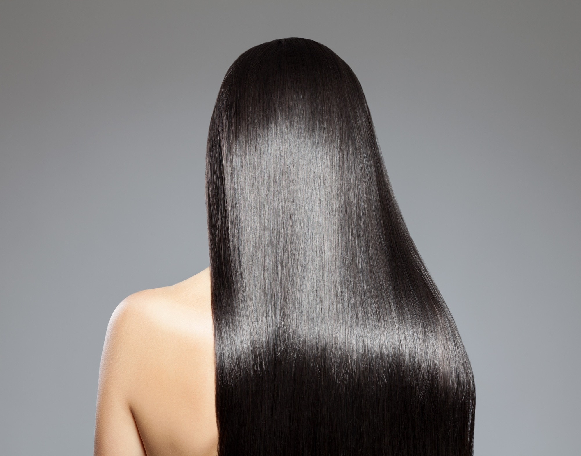 long straight hair black healthy hair