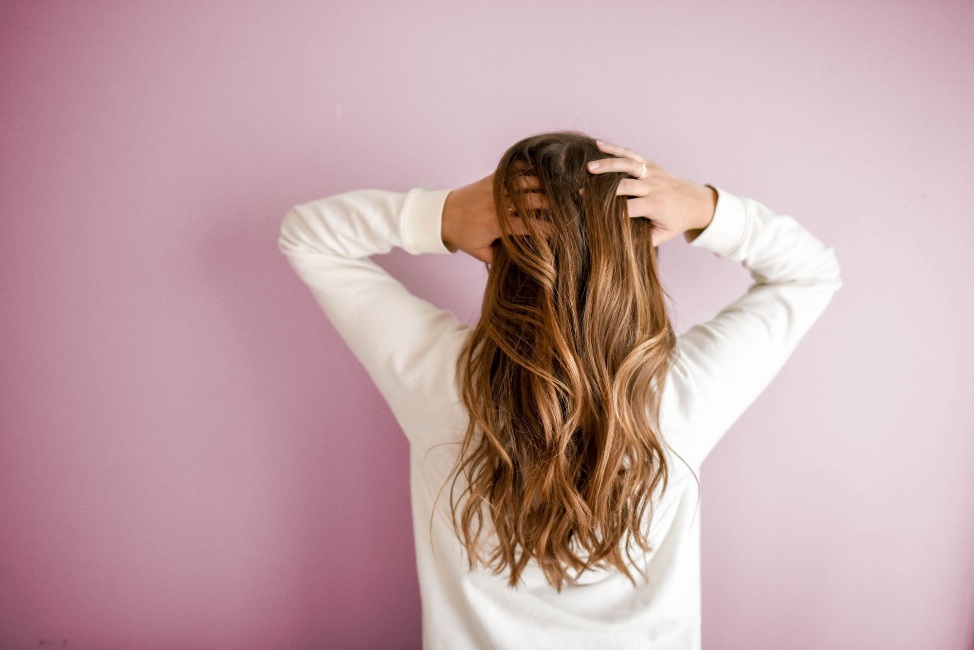 Sunkissed brown hair