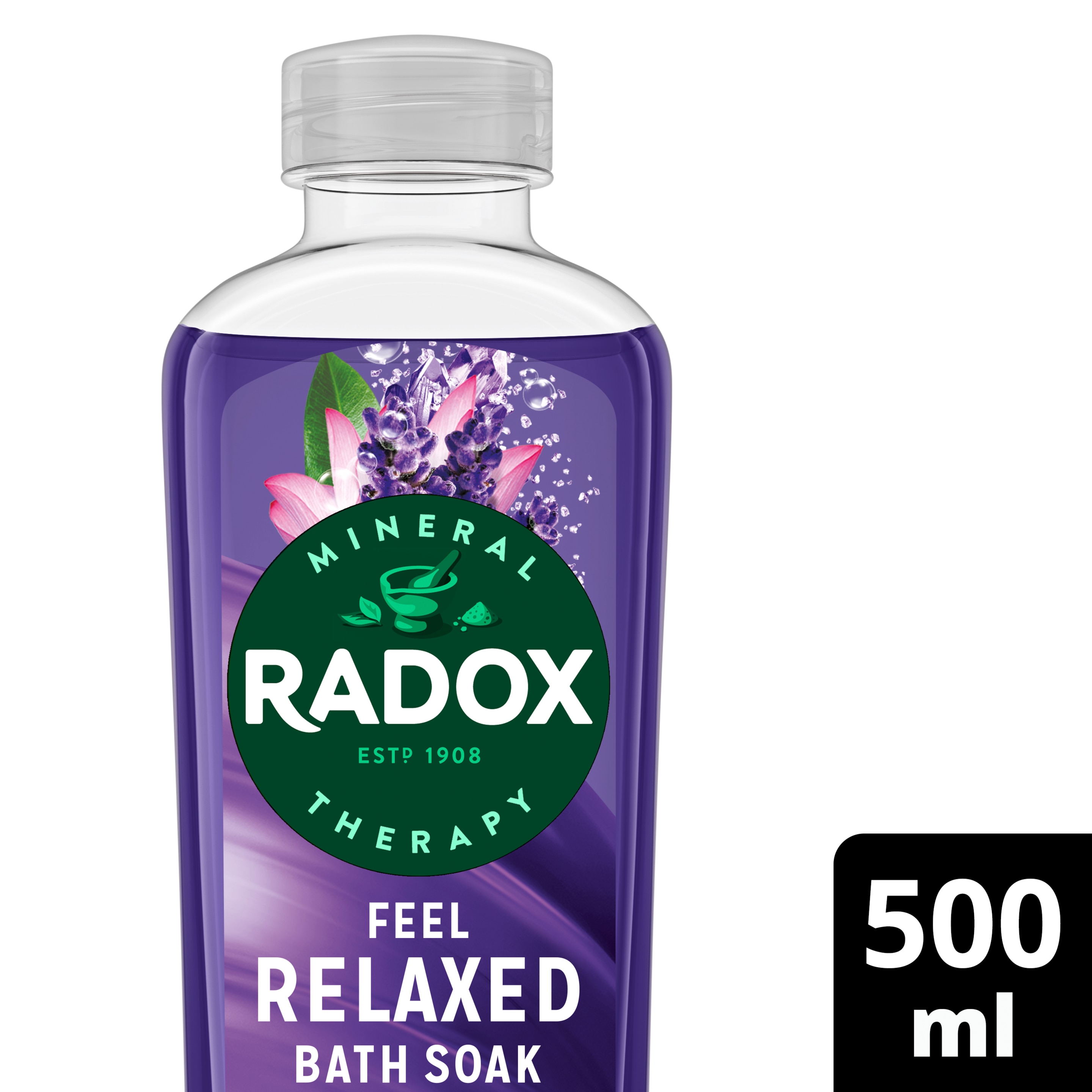 Radox Feel Relaxed Bath Soak 500ml with Lavender & Waterlily