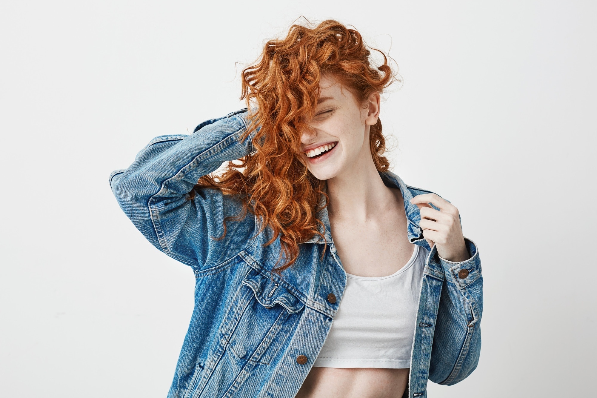 red curls