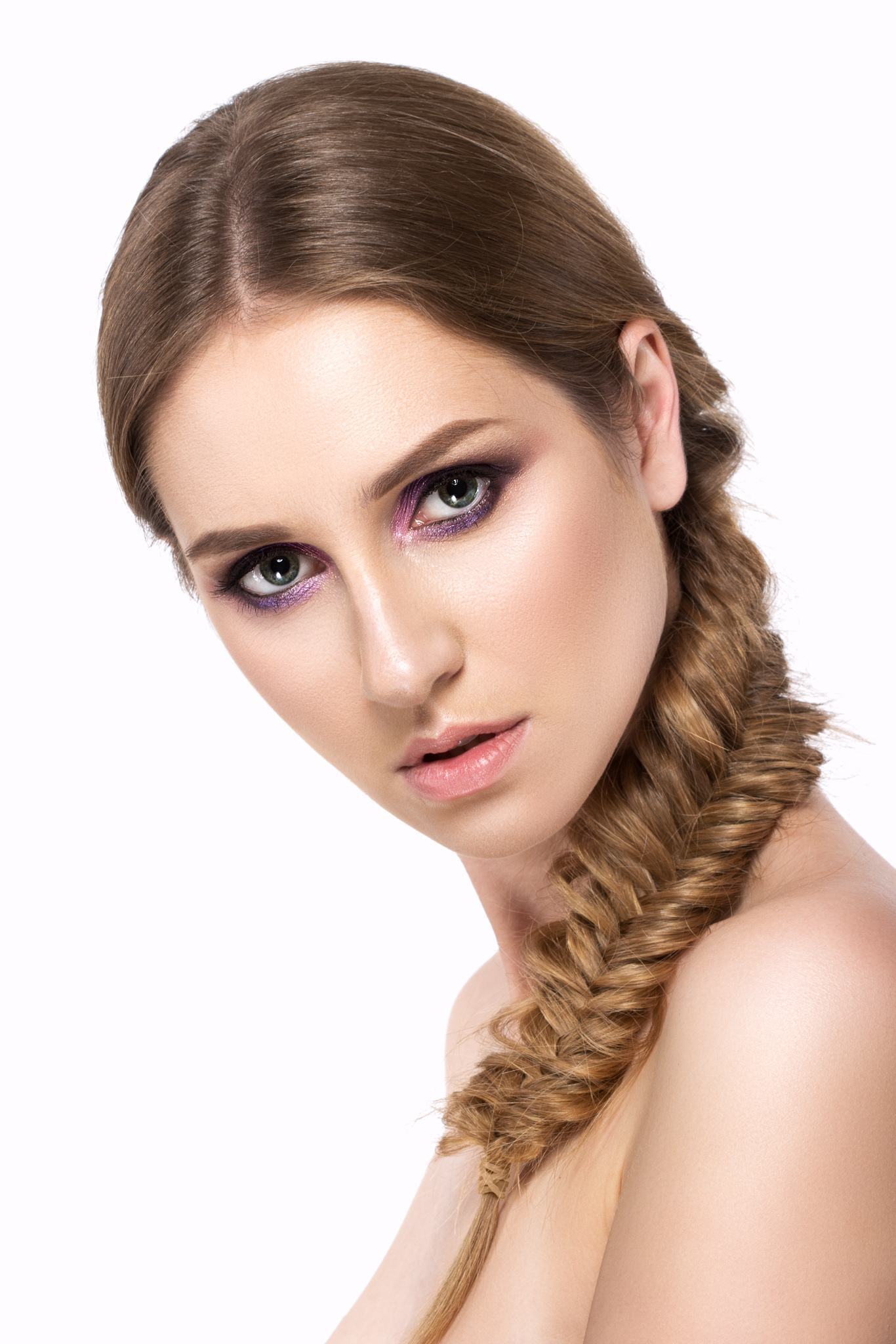 Fishtail braid long hIR