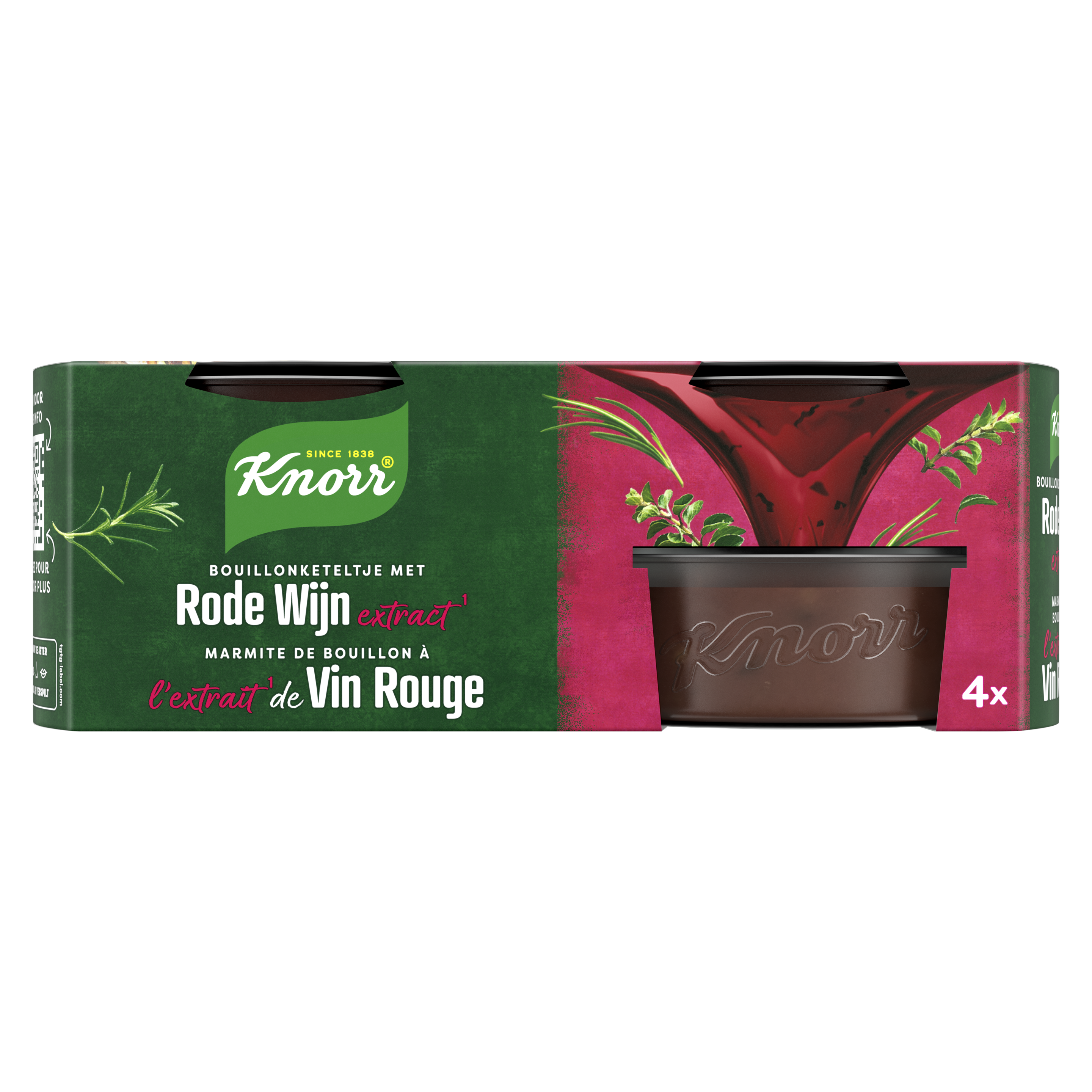 L'extrait de Vin Rouge 4x26g