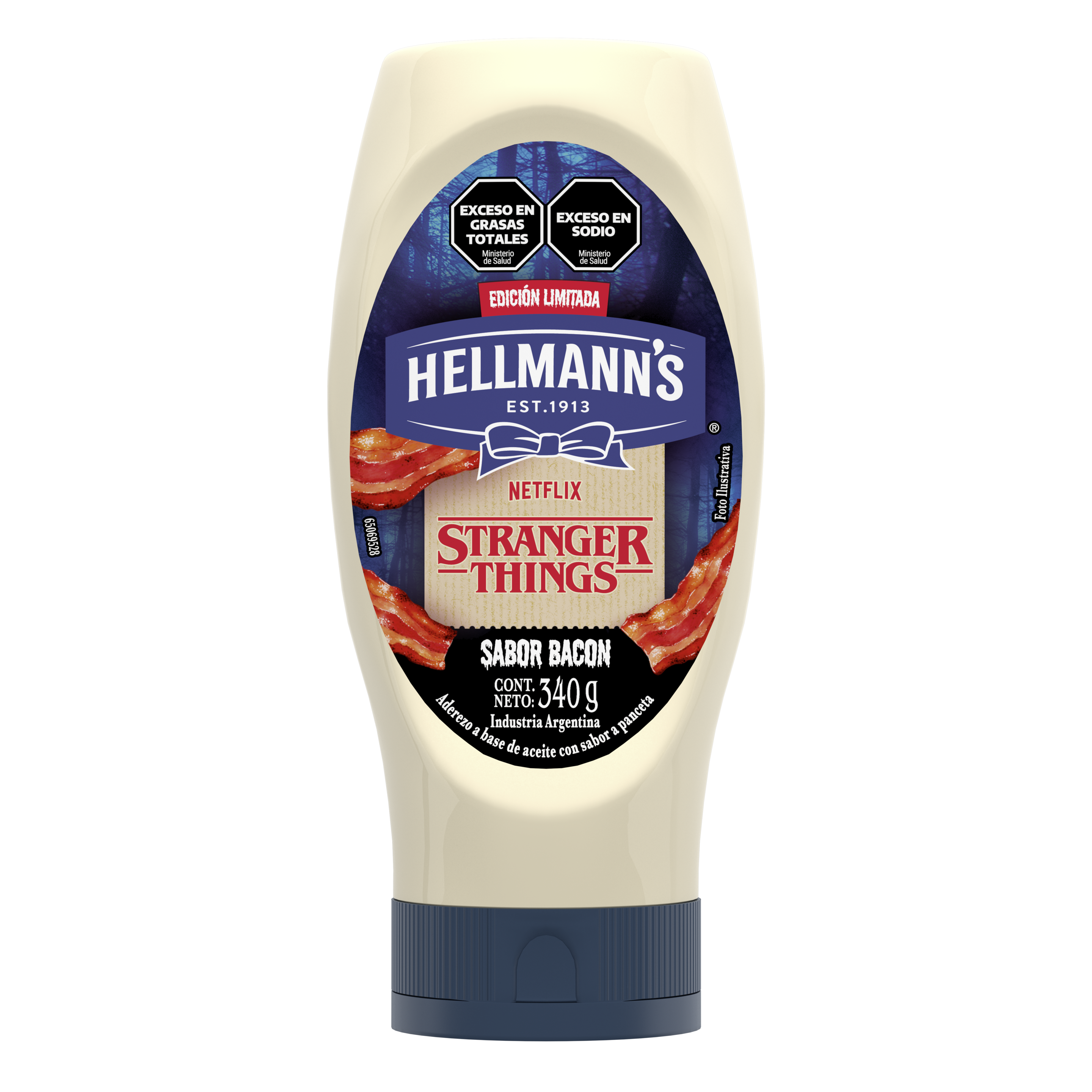 Aderezo HELLMANN'S  Bacon Squeeze 340 g packshot