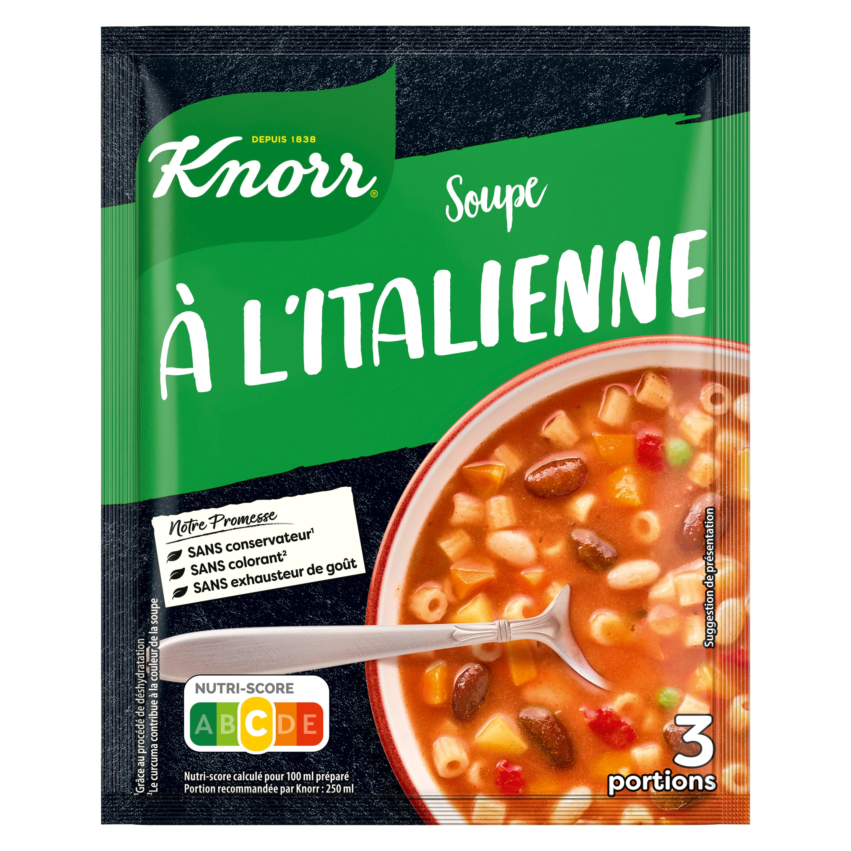  Knorr Soupe Déshydratée à l''Italienne 3 Portions