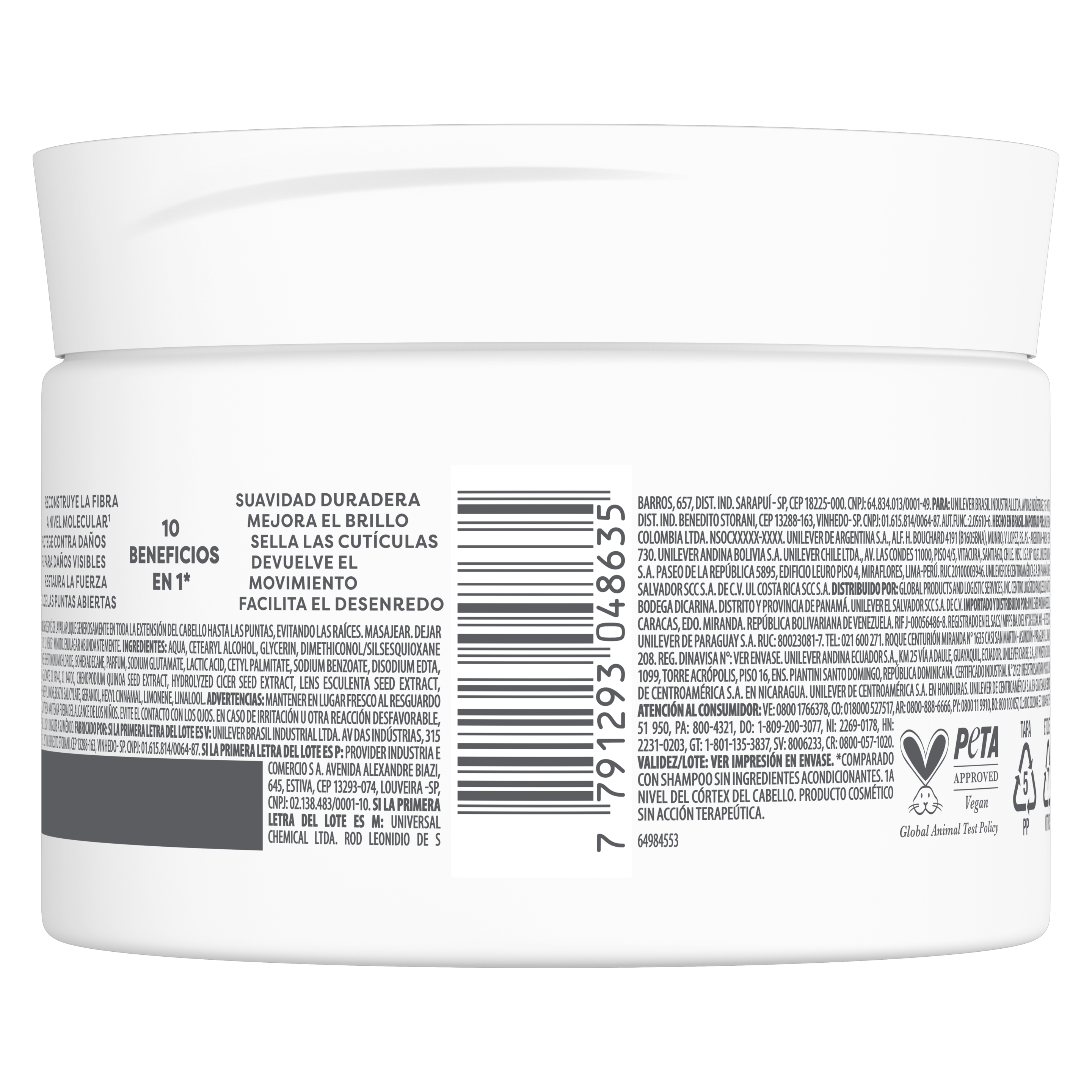 Dove Crema de Tratamiento  Reconstrucción + Aminoacidos