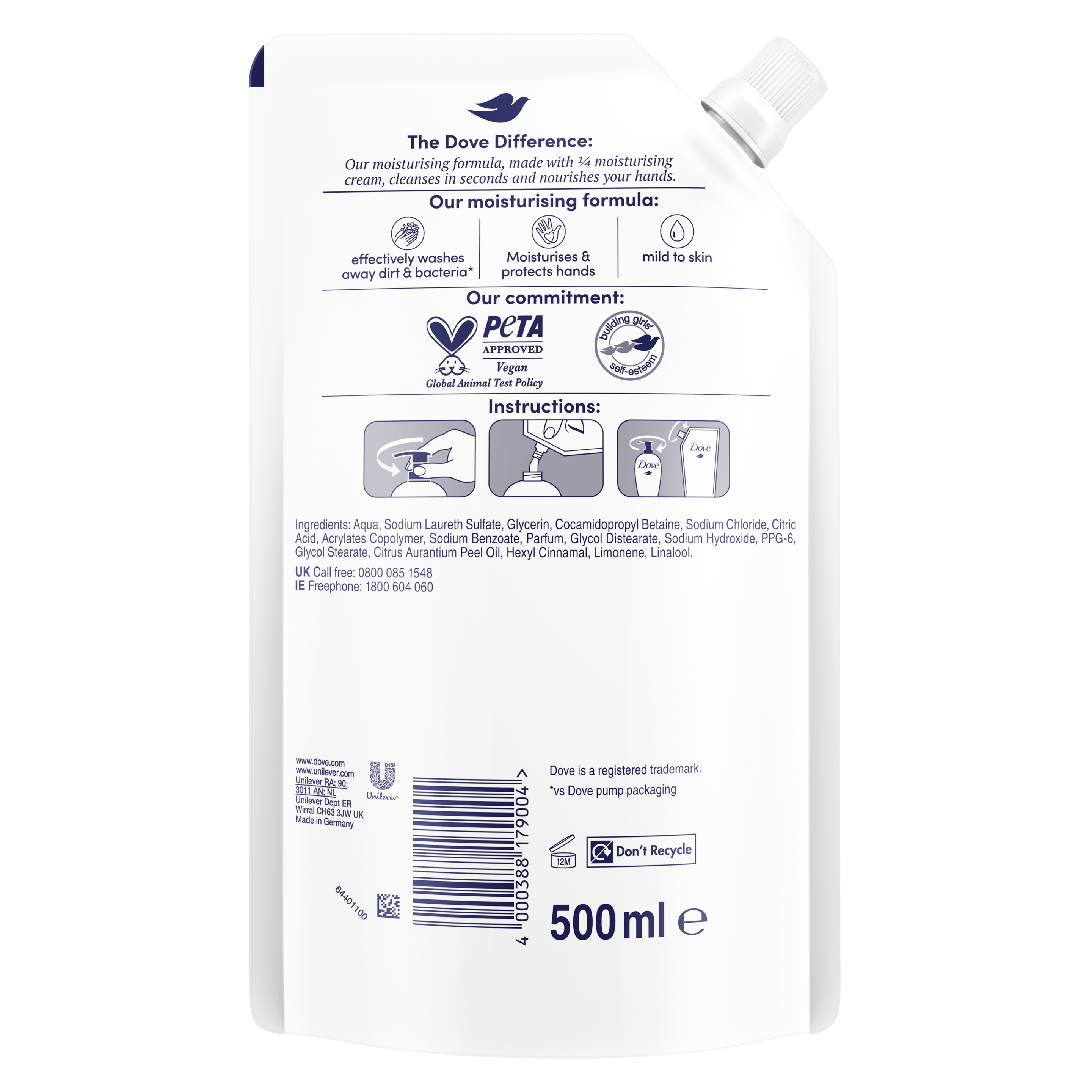 Caring Hand Wash Refill