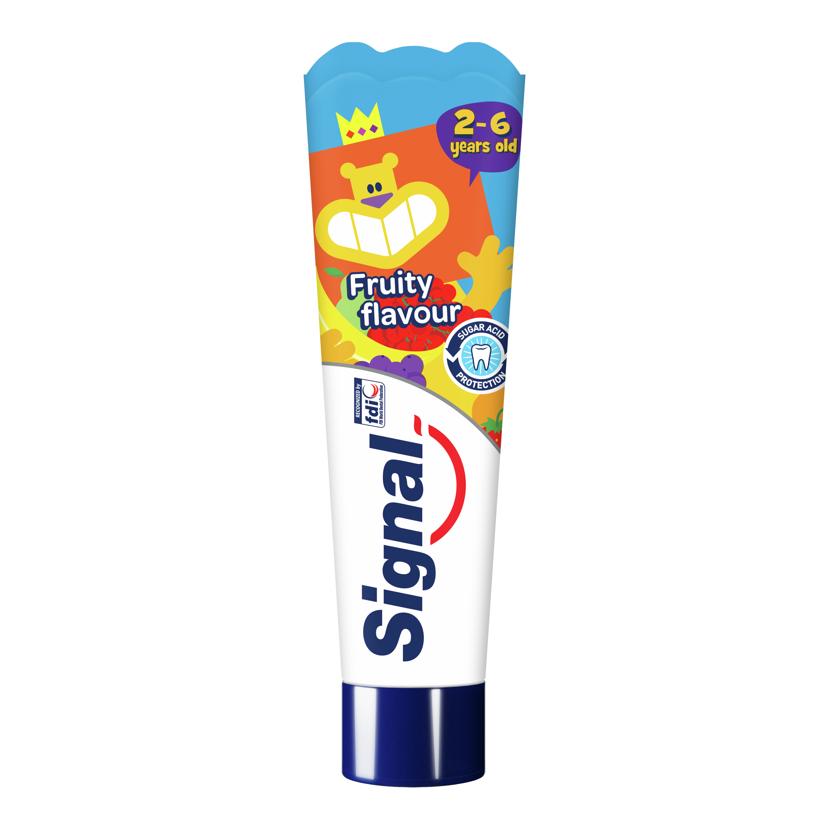 Signal Fruity flavour fogkrém 2-6 éves gyerekeknek 50 ml