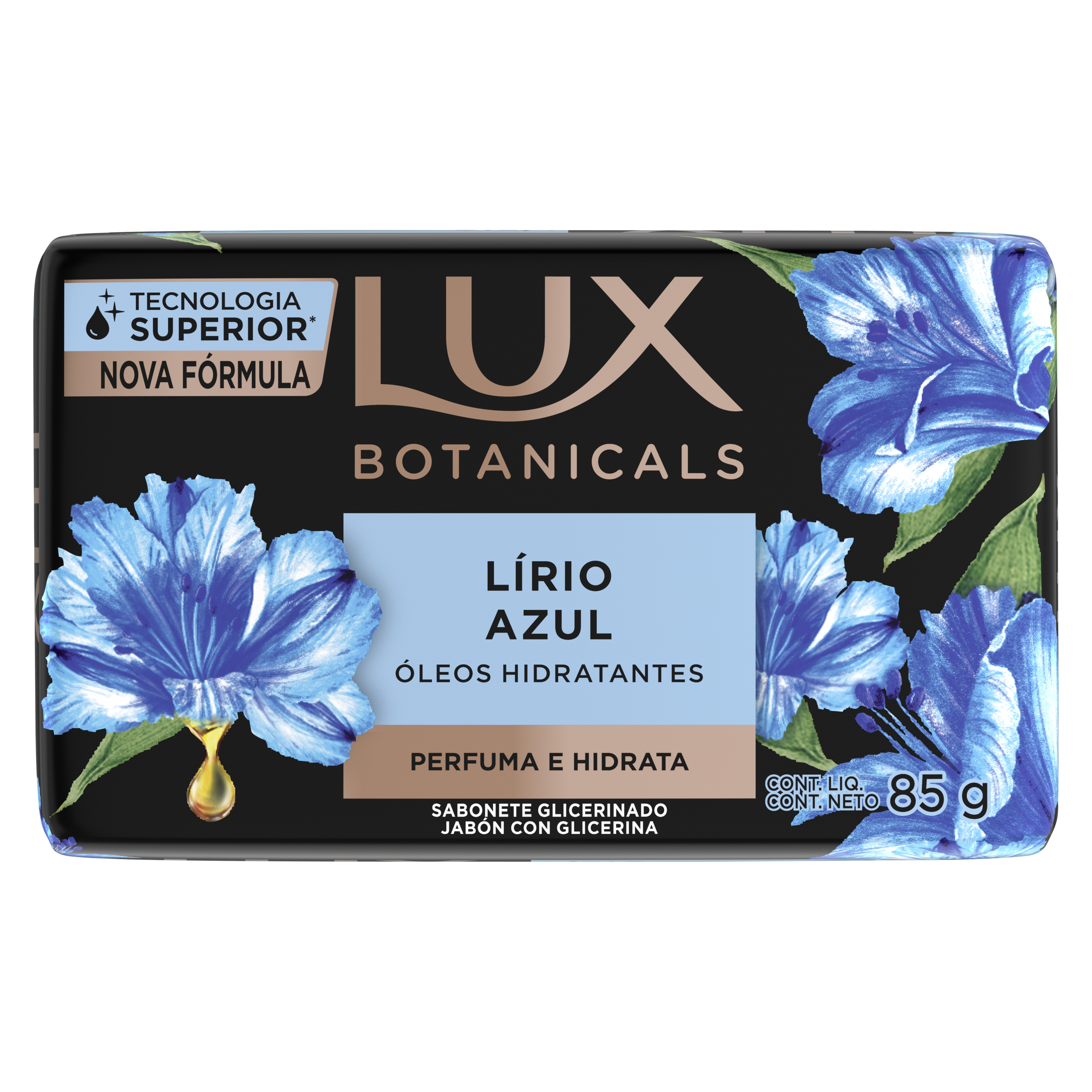 Sabonete em Barra Lírio Azul packshot