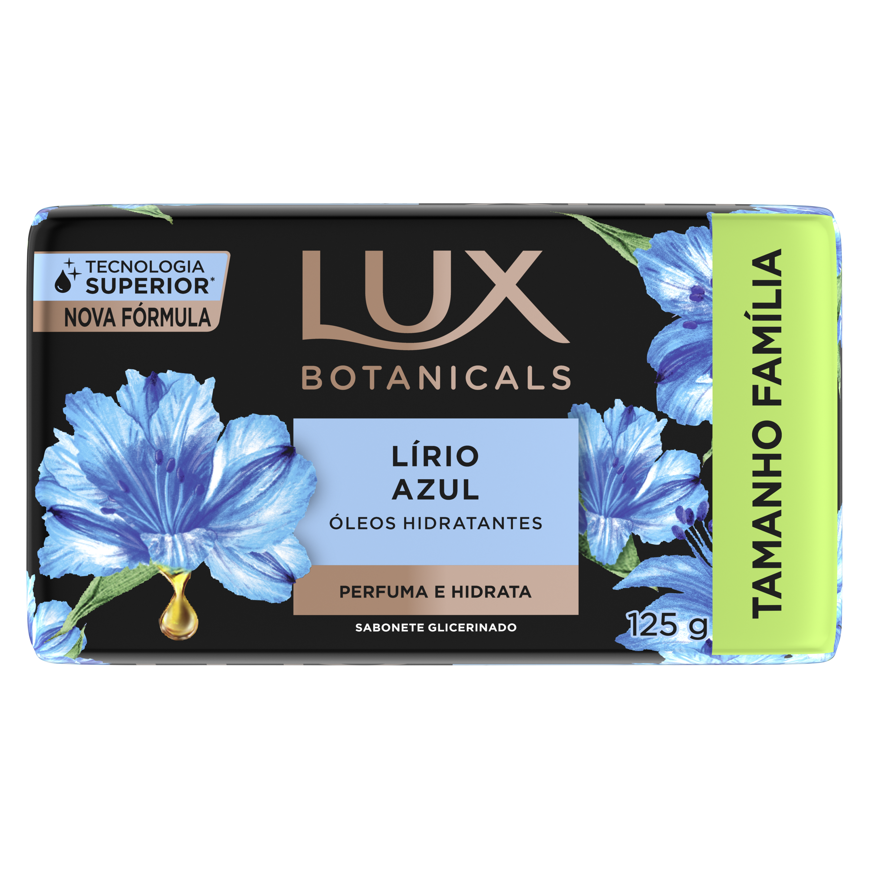 Sabonete em Barra Lírio Azul packshot