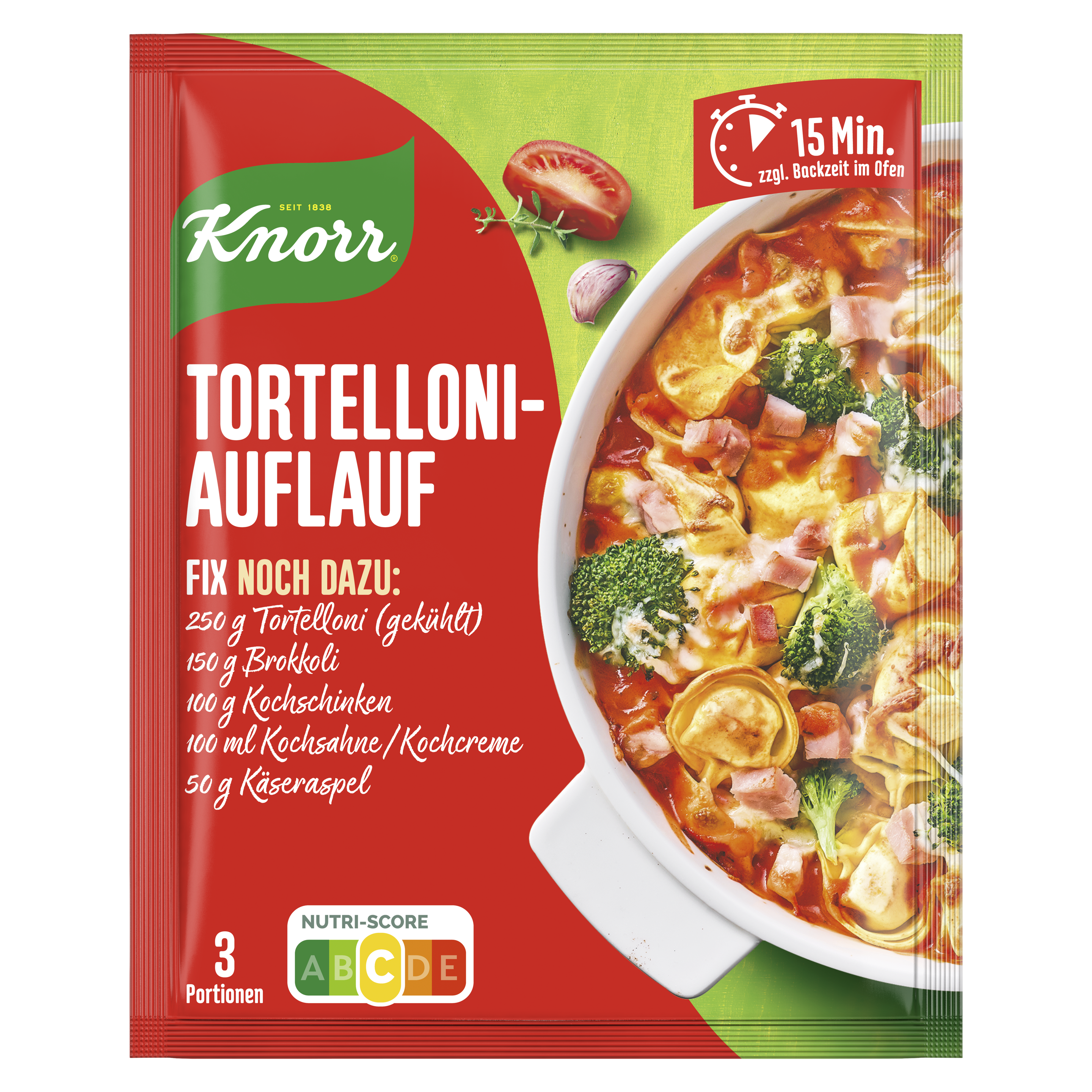 Knorr Fix Tortelloni-Auflauf mit Brokkoli & Schinken 39 g