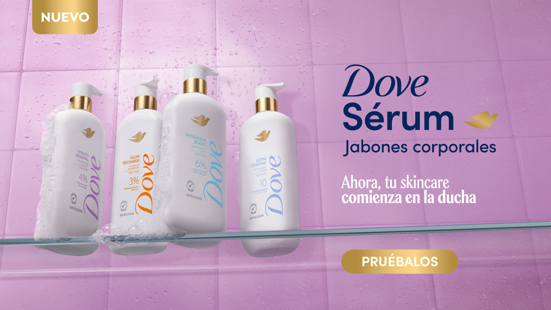 Nuevos Jabones Corporales Dove Sérum