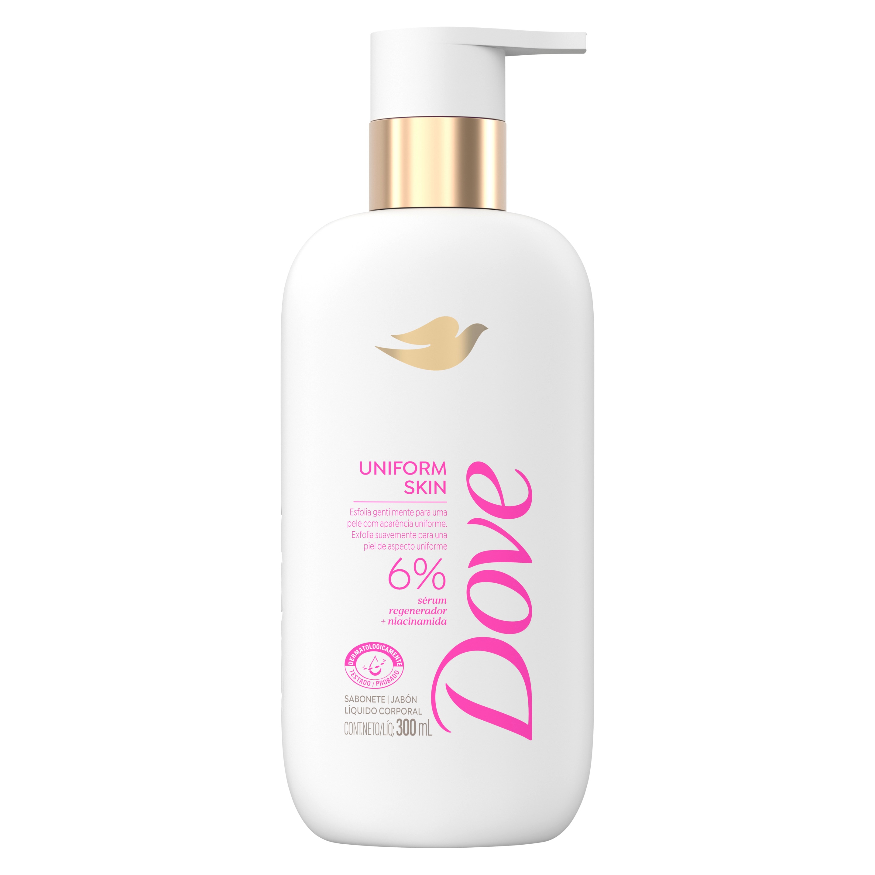 Dove Sérum Gel de ducha Uniform Skin 300ml packshot