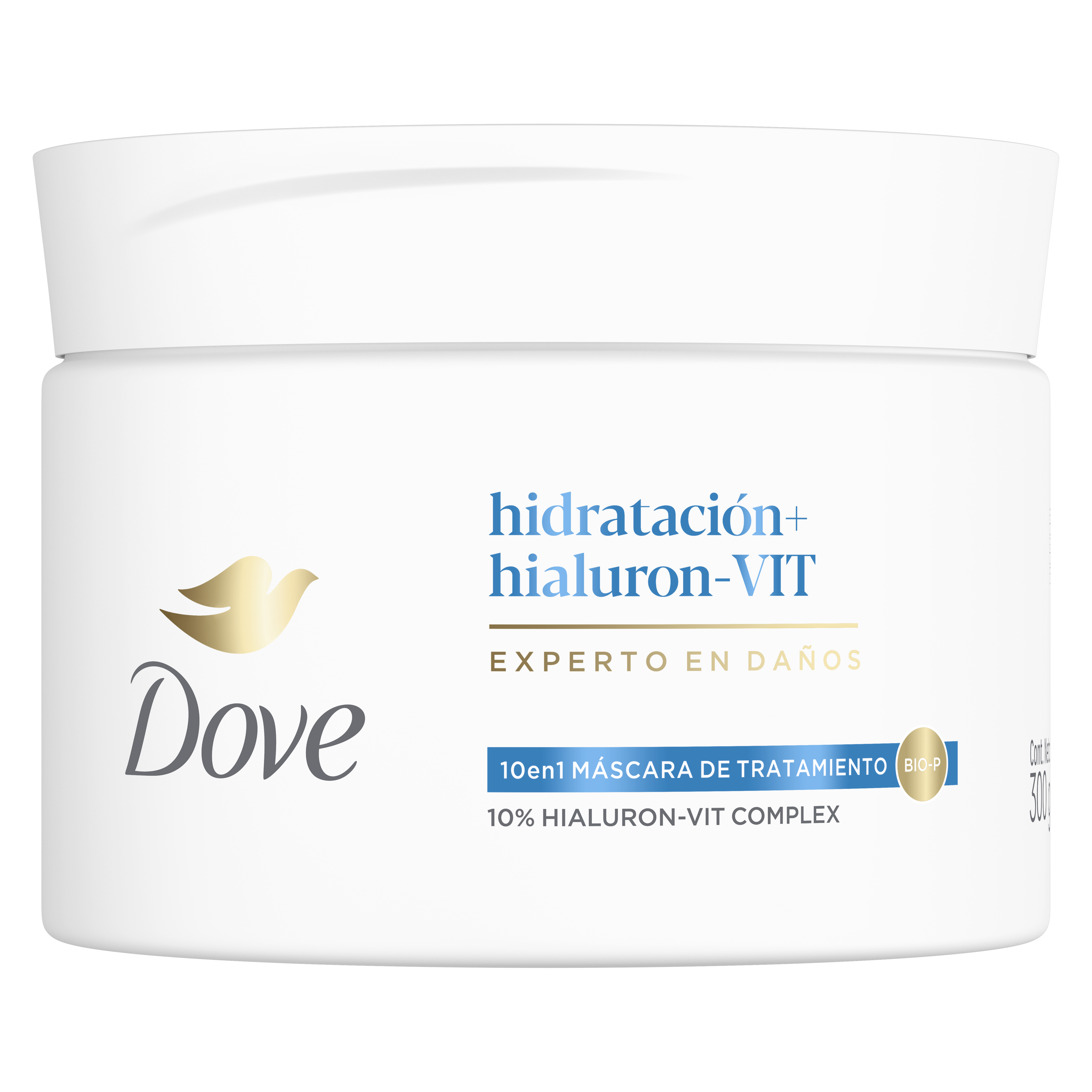 Dove Crema de Tratamiento  Hidratación + Hialurónico 300gr