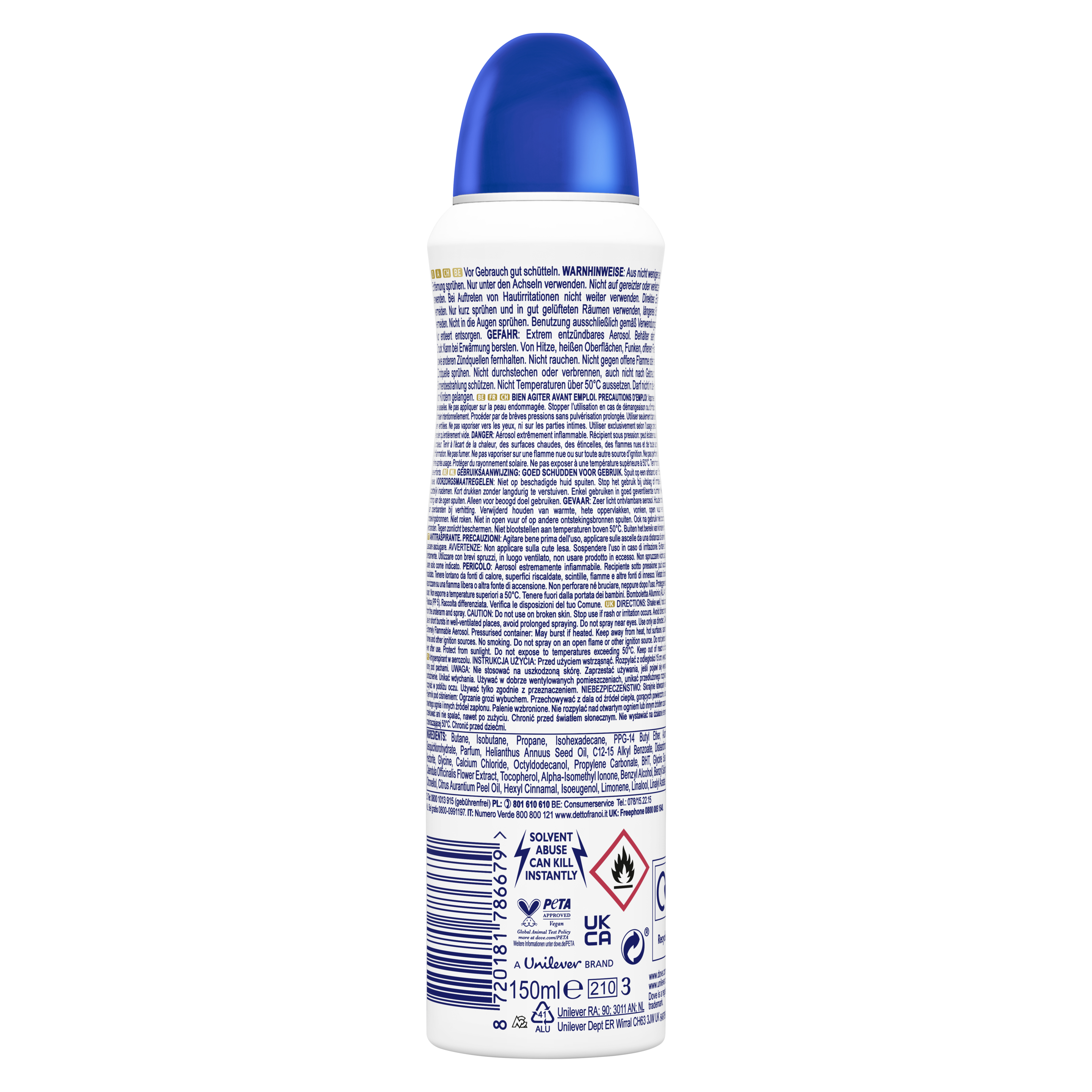 Dove Deo-Spray Antitranspirant Advanced Care Limited Edition Mystic Muse