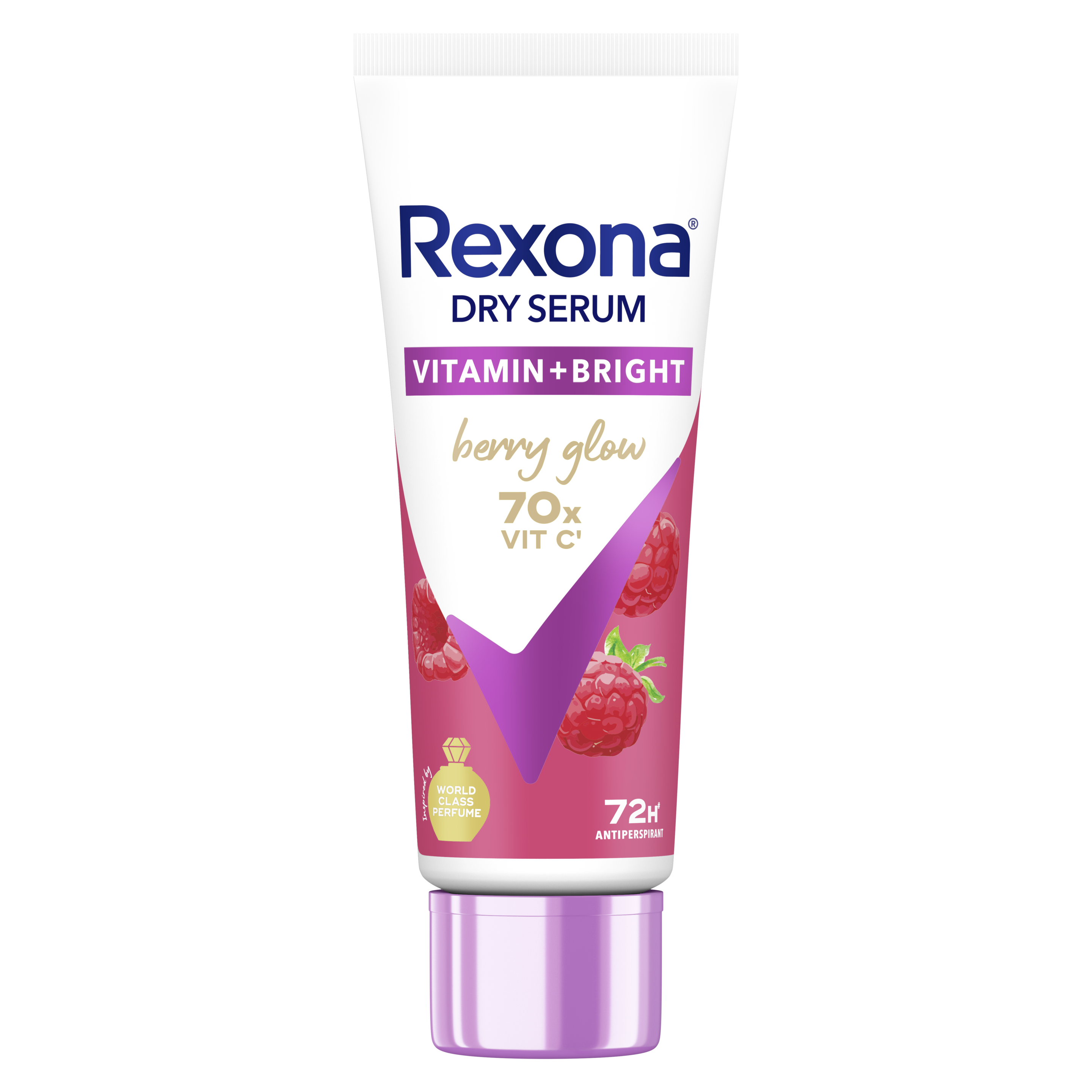 Rexona Dry Serum Deodorant Berry Glow packshot