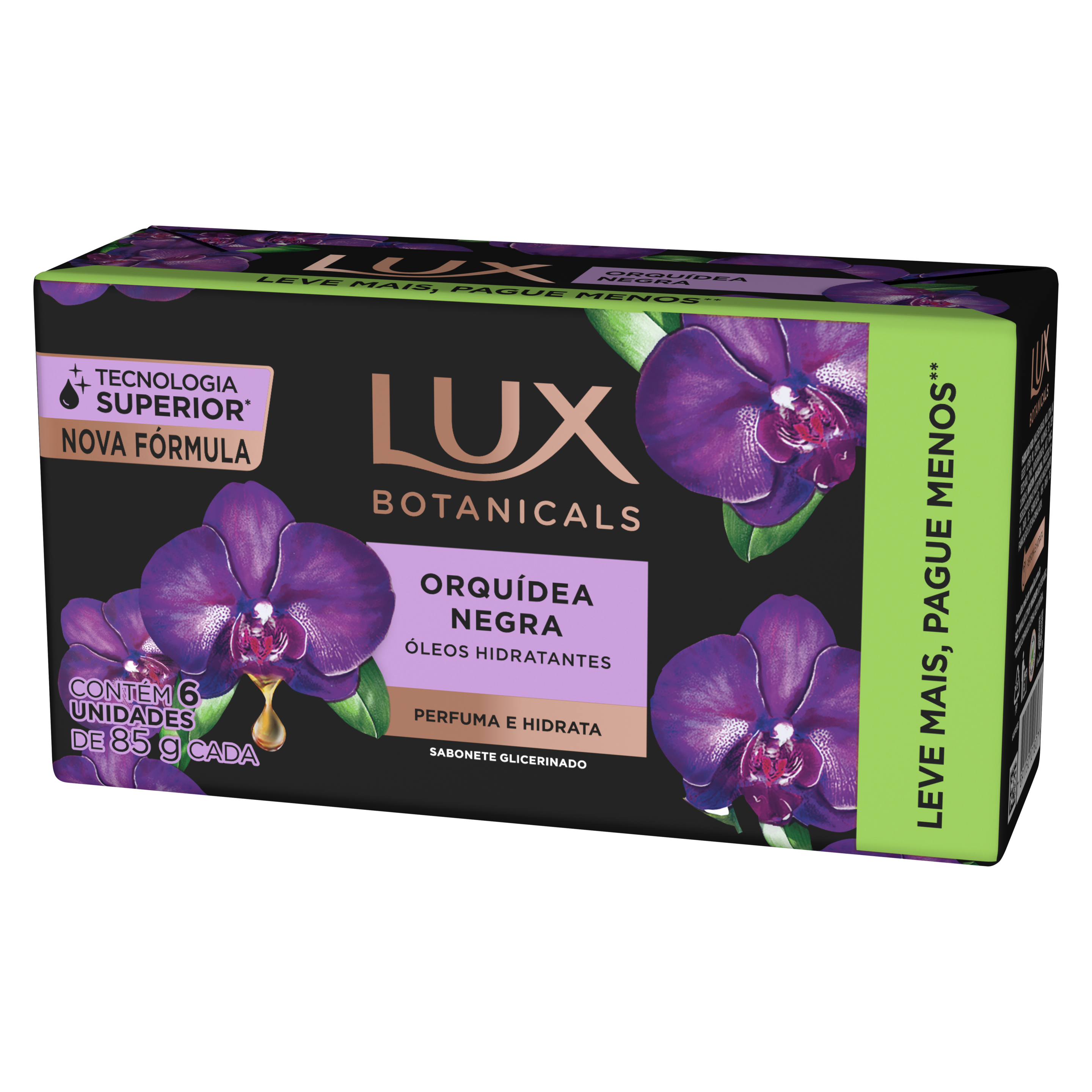 Sabonete em Barra Lux Botanicals Orquídea Negra packshot