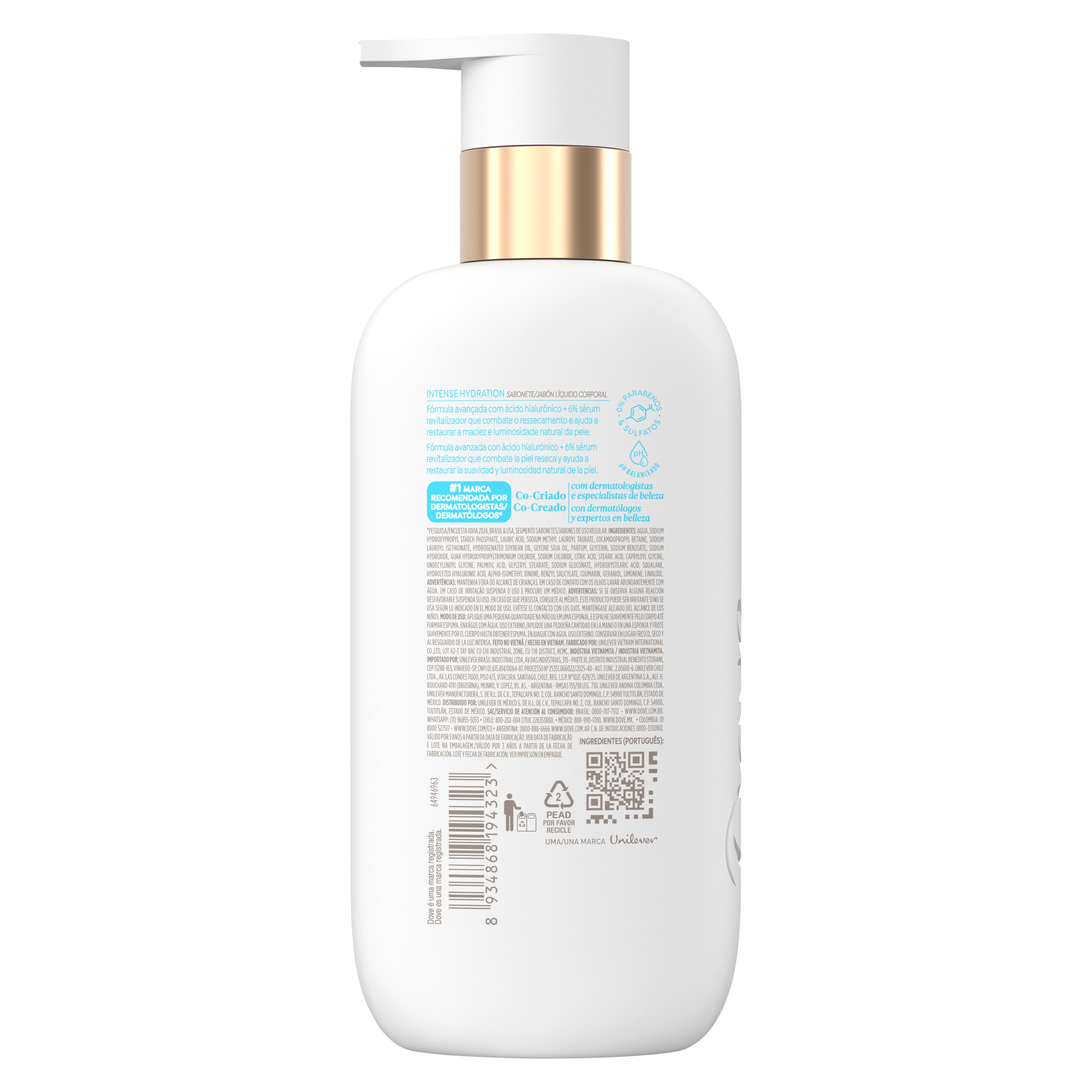 Serum Gel de Ducha DOVE Intense Hydration 300ml
