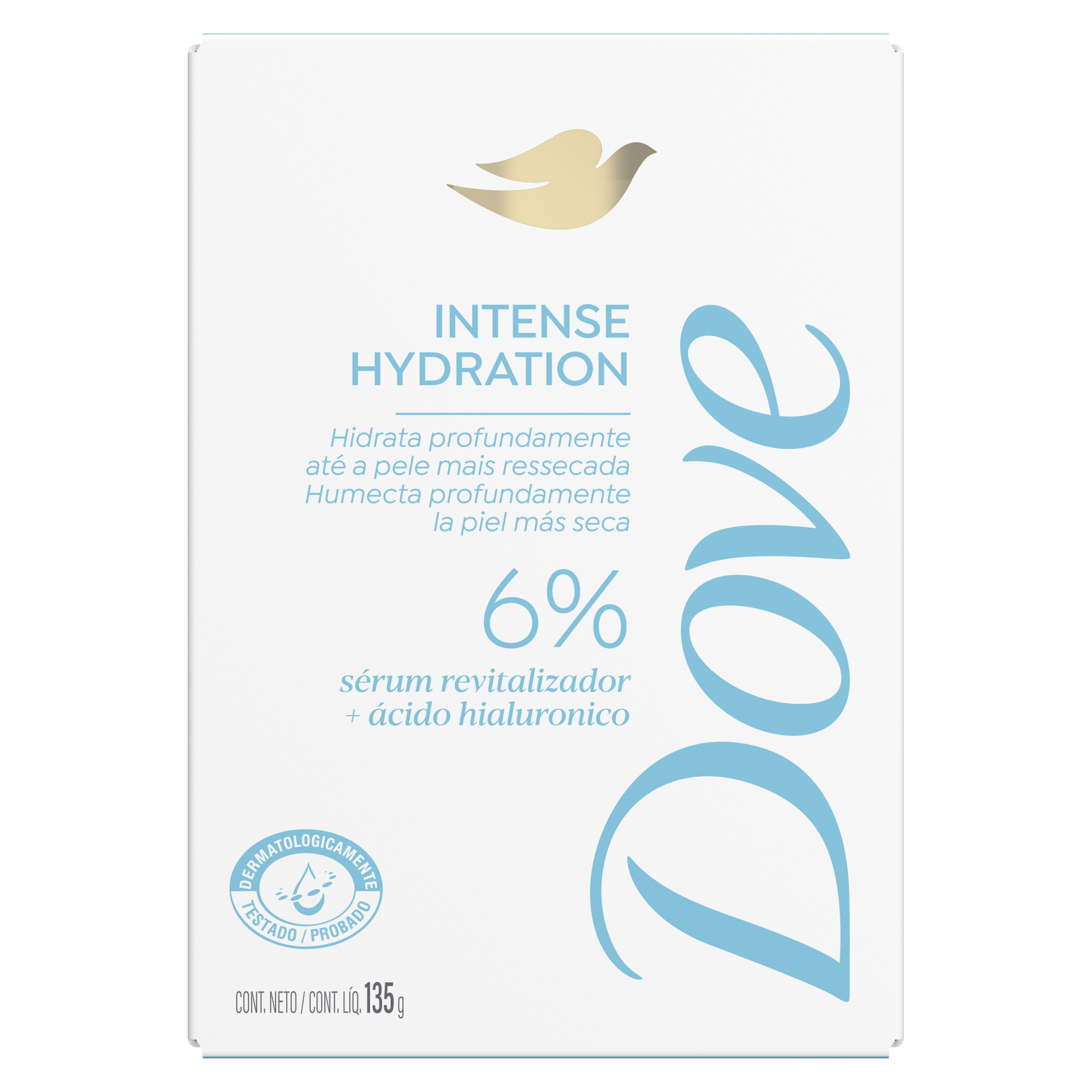 Dove Sabonete Sérum em barra Intense Hydration 135g packshot